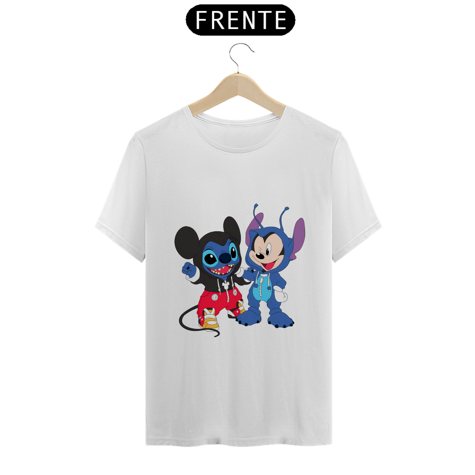 Camisa Mickey e Stitch