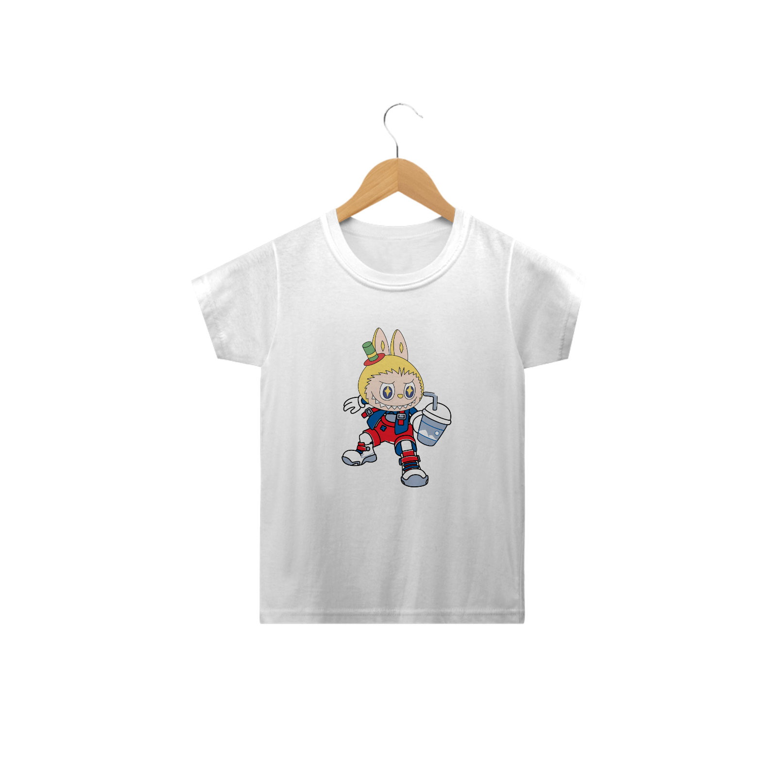 Camiseta Labubu Lafufu Radical Infantil