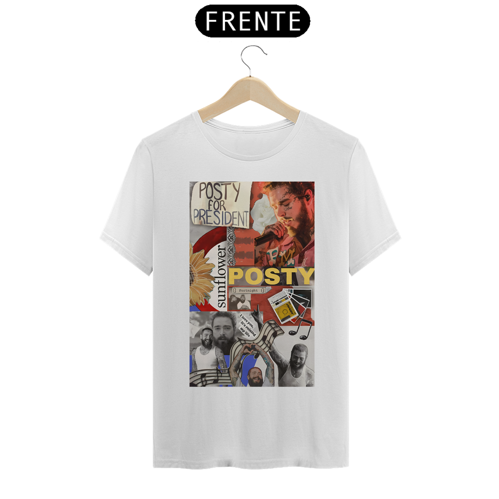 Camiseta Post Malone - Posty