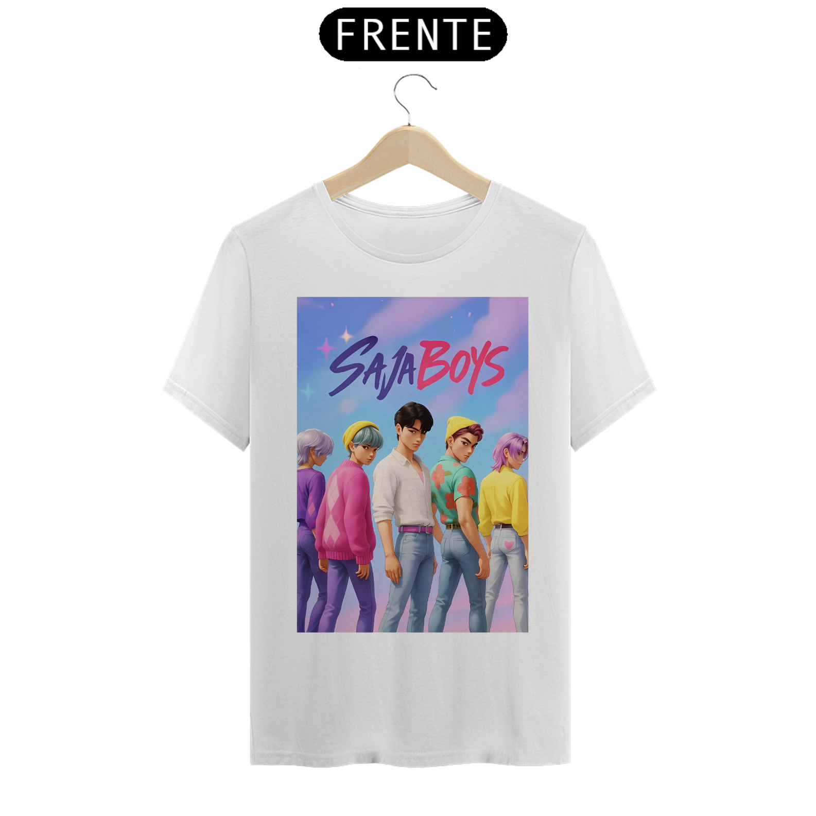 Camiseta Saja Boys - K-Pop Demon Hunters (Guerreiras do K-Pop)