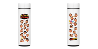 Garrafa Térmica Acorda, Berenice! LiveZona Kah e Gabs