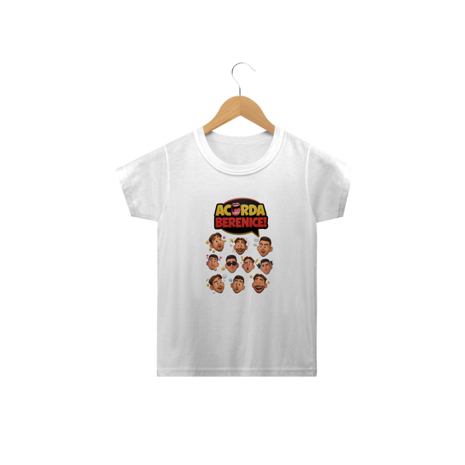 Camiseta Acorda, Berenice! Kah e Gabs - Infantil