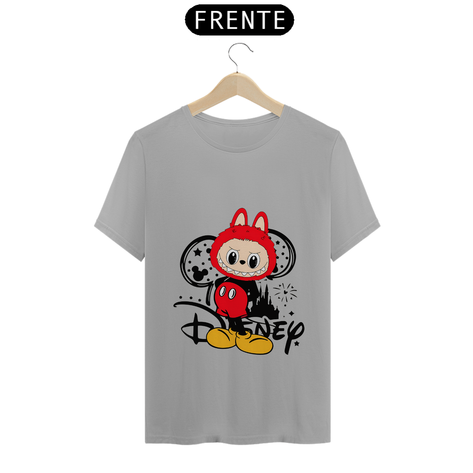 Camiseta Labubu Lafufu Mickey Disney 