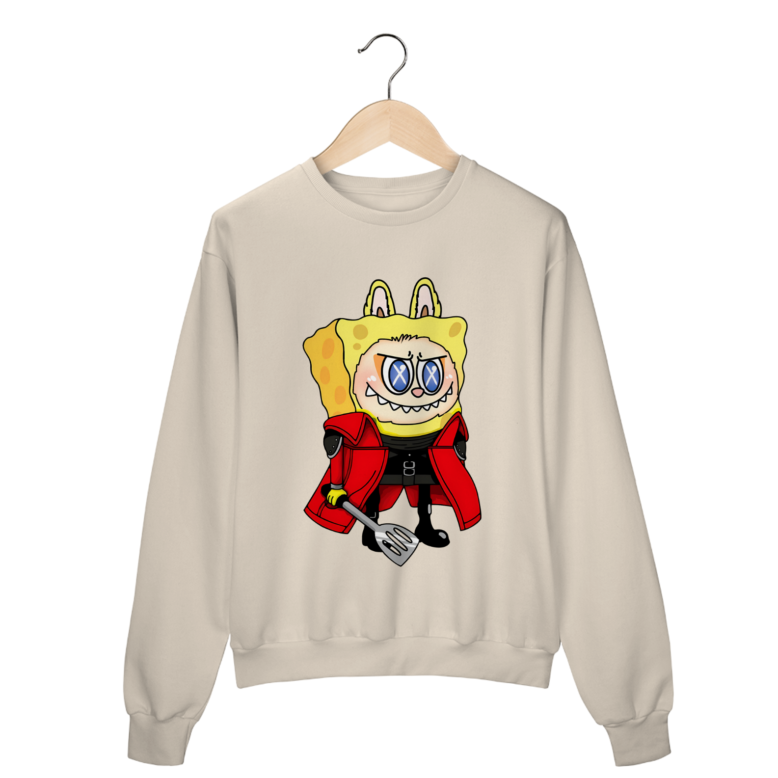 Moletom Labubu Lafufu Bob Esponja Fechado