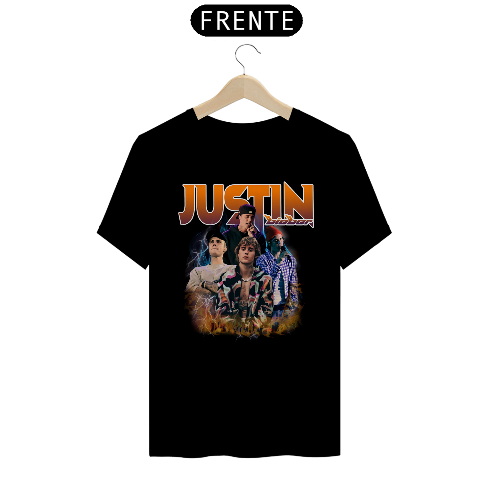Camiseta Justin Bieber - Gold