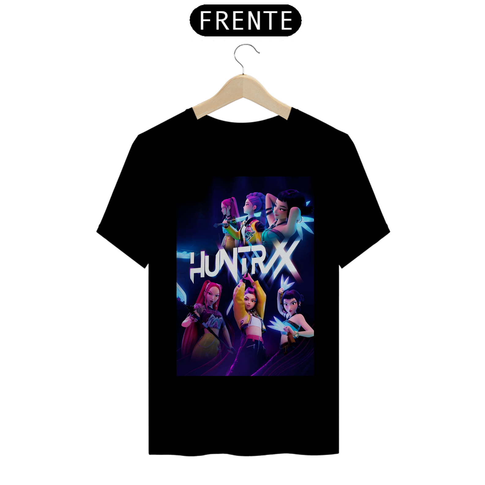 Camiseta Huntrix - Guerreiras do K-Pop (K-Pop Demon Hunters)