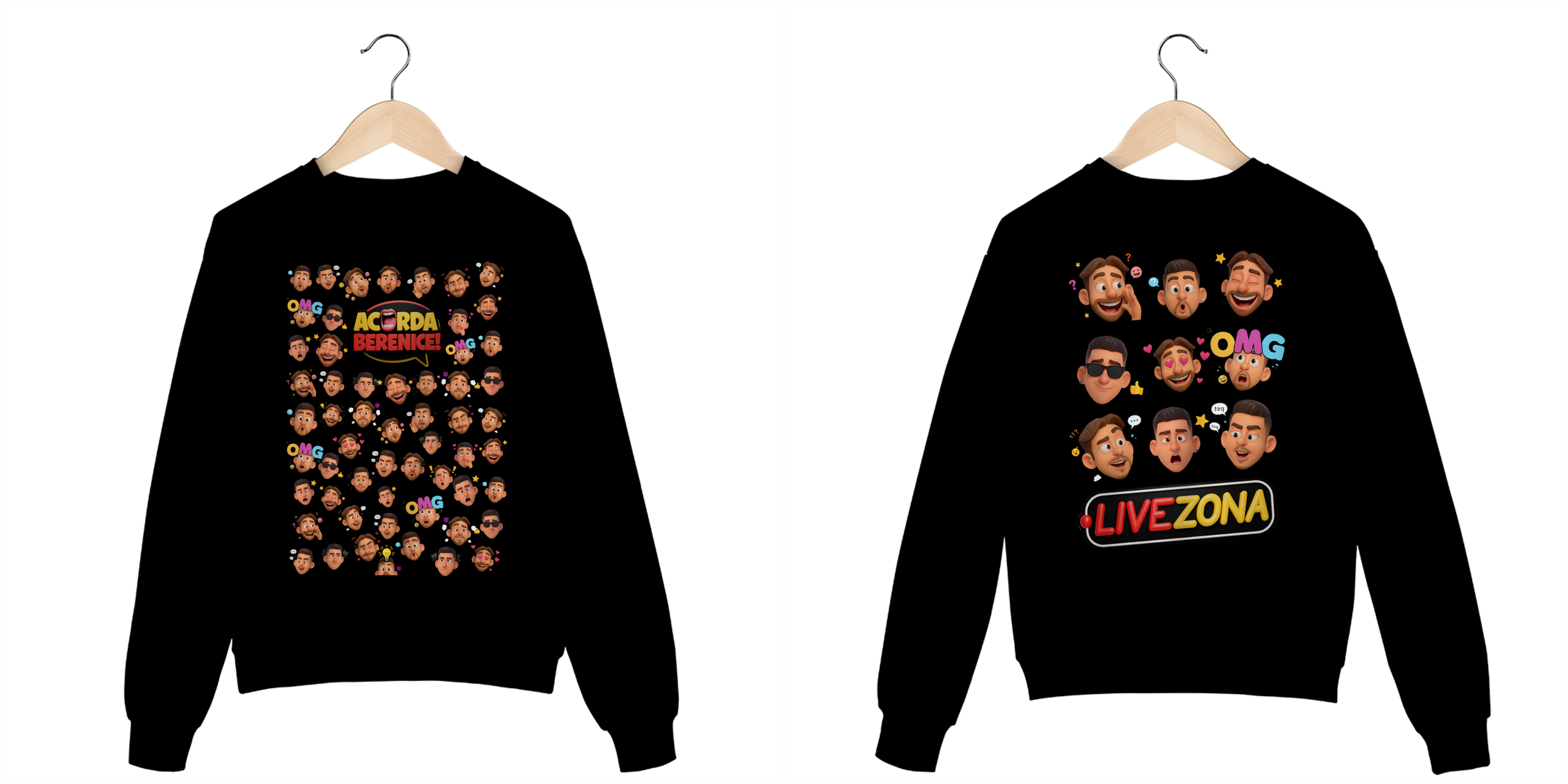 Moletom Fechado Acorda Berenice! Kah e Gabs 