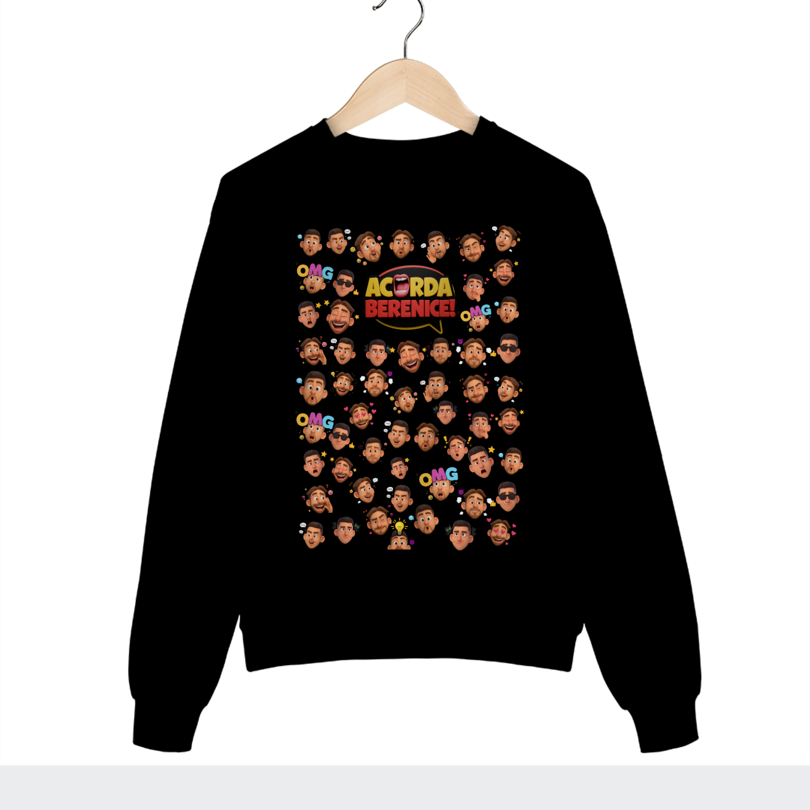 Moletom Fechado Acorda Berenice! Kah e Gabs 