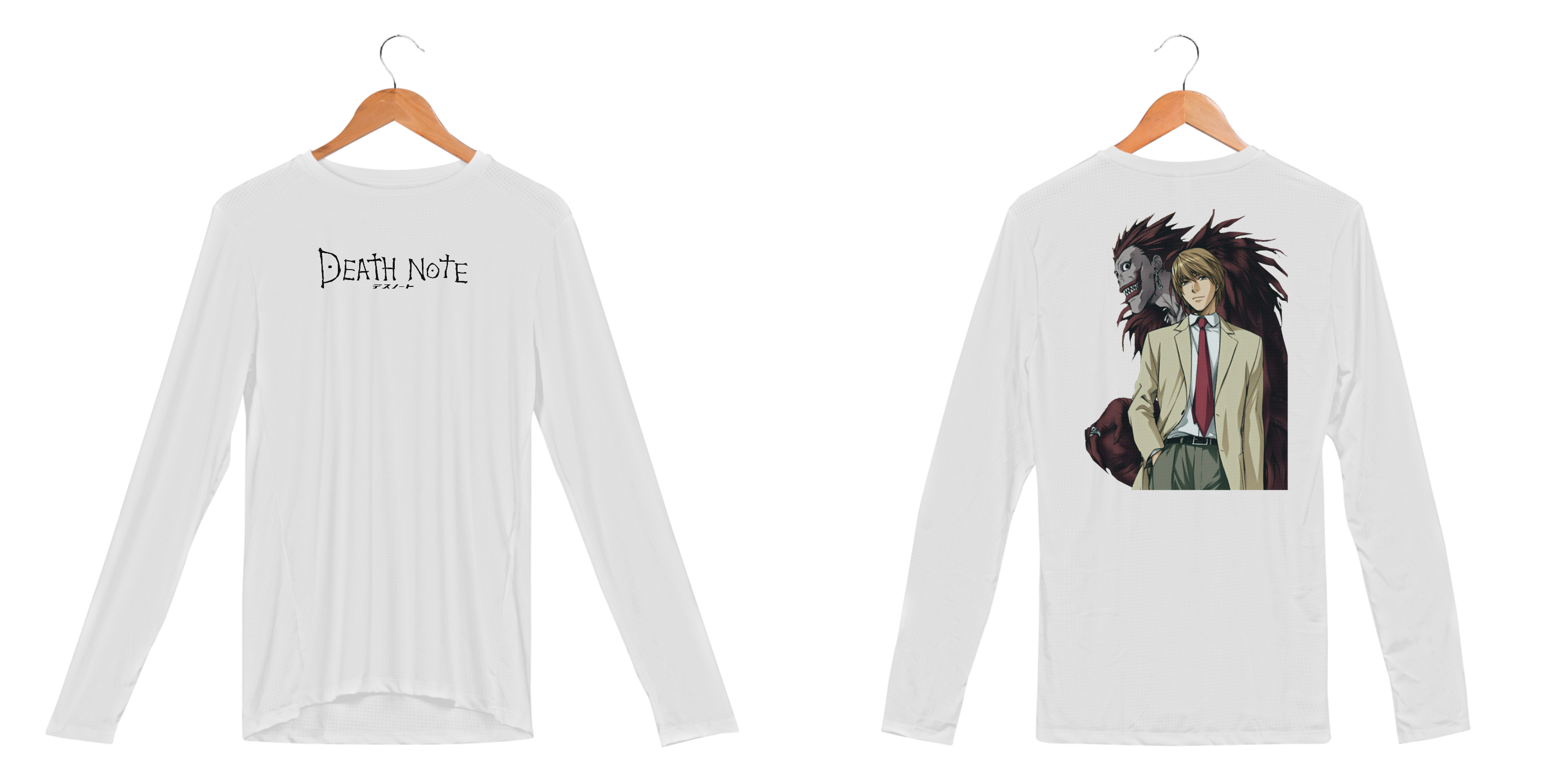 Nome do produto: Camisa Manga Longa Kira Death Note