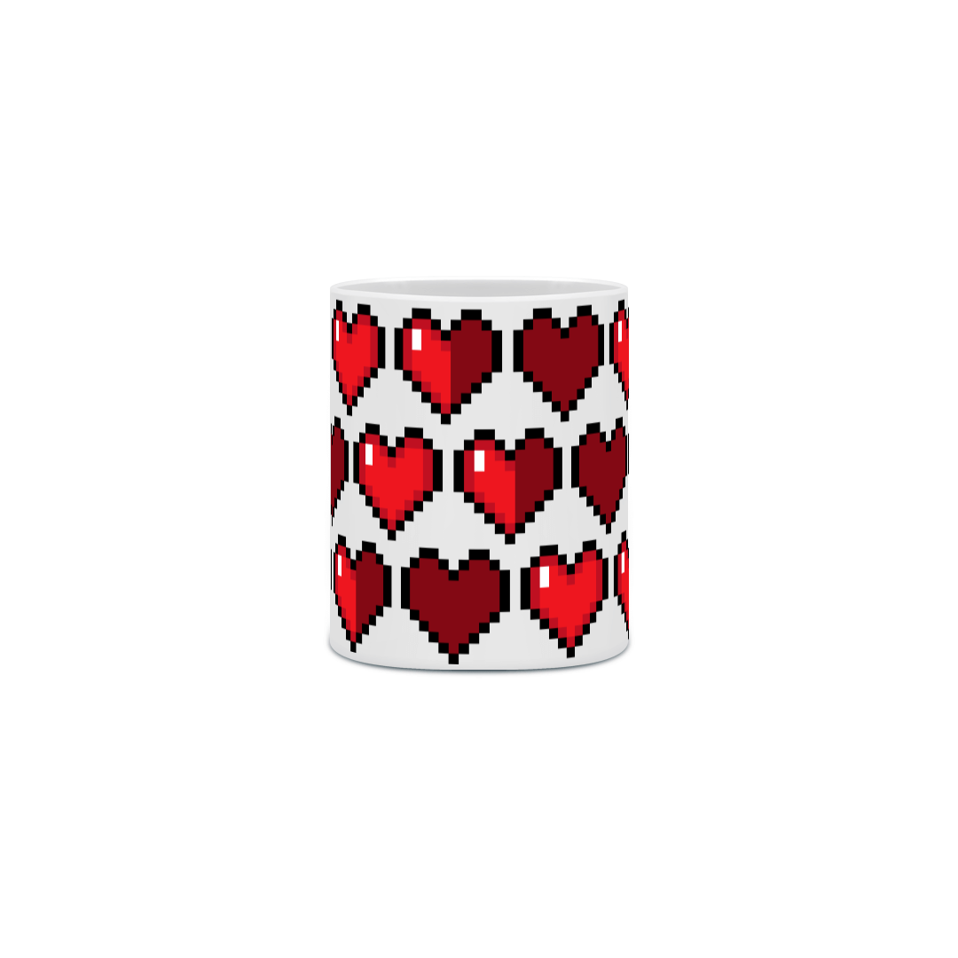 Nome do produto: Caneca Heart Minecraft