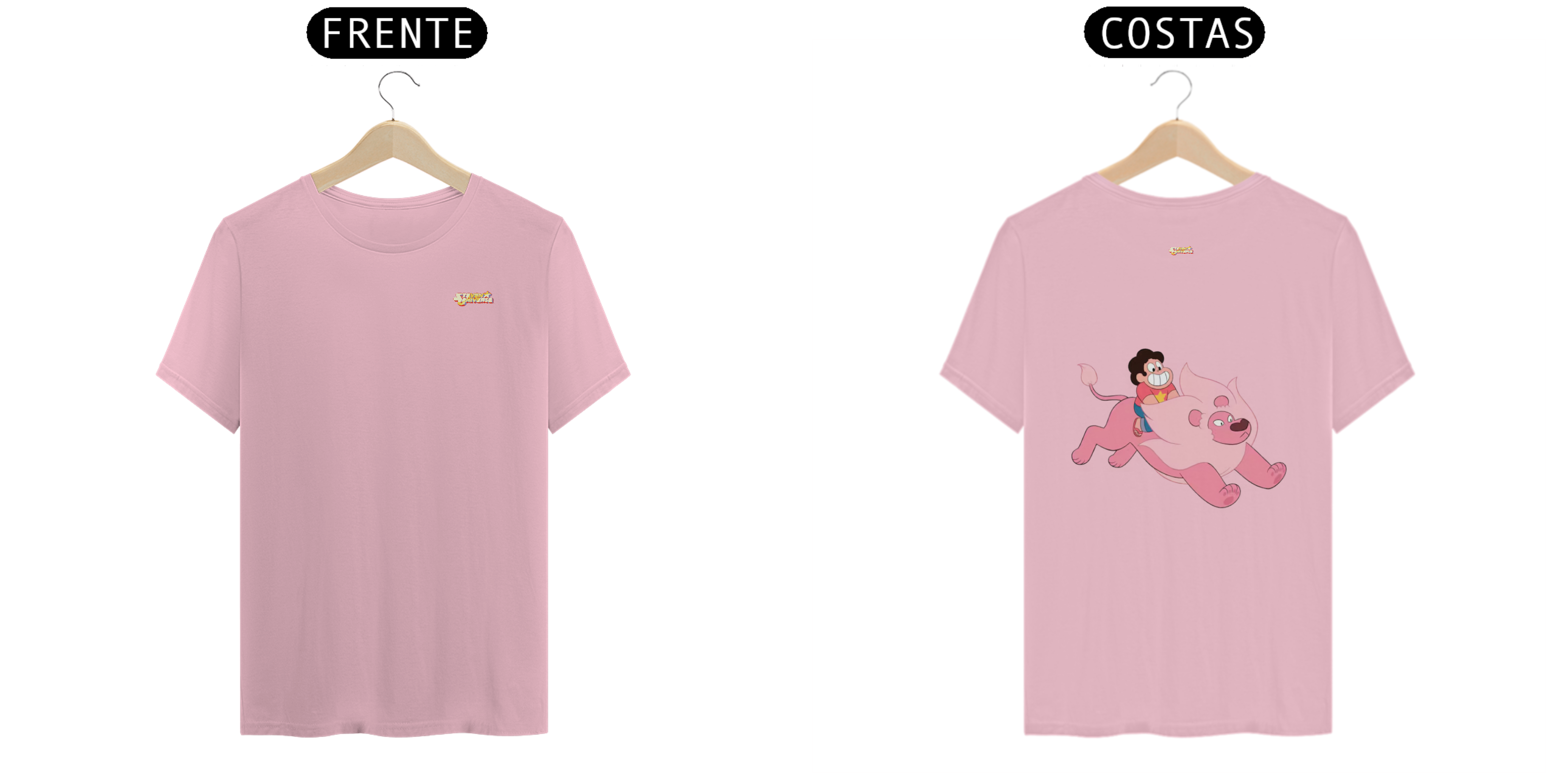 Nome do produto: Camisa Steven Universo - Steven e Lion