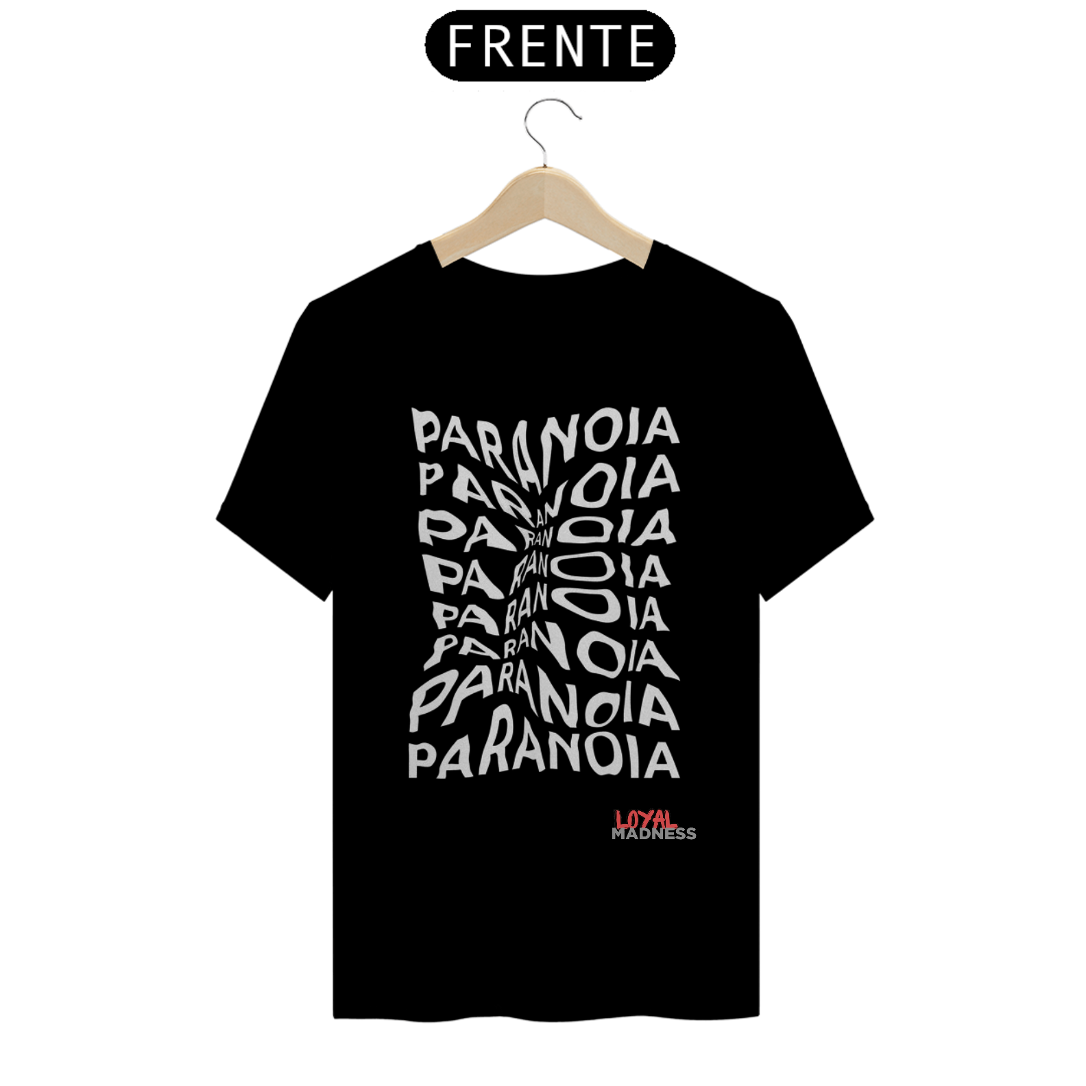 Nome do produto: T-SHIRT PARANOIA