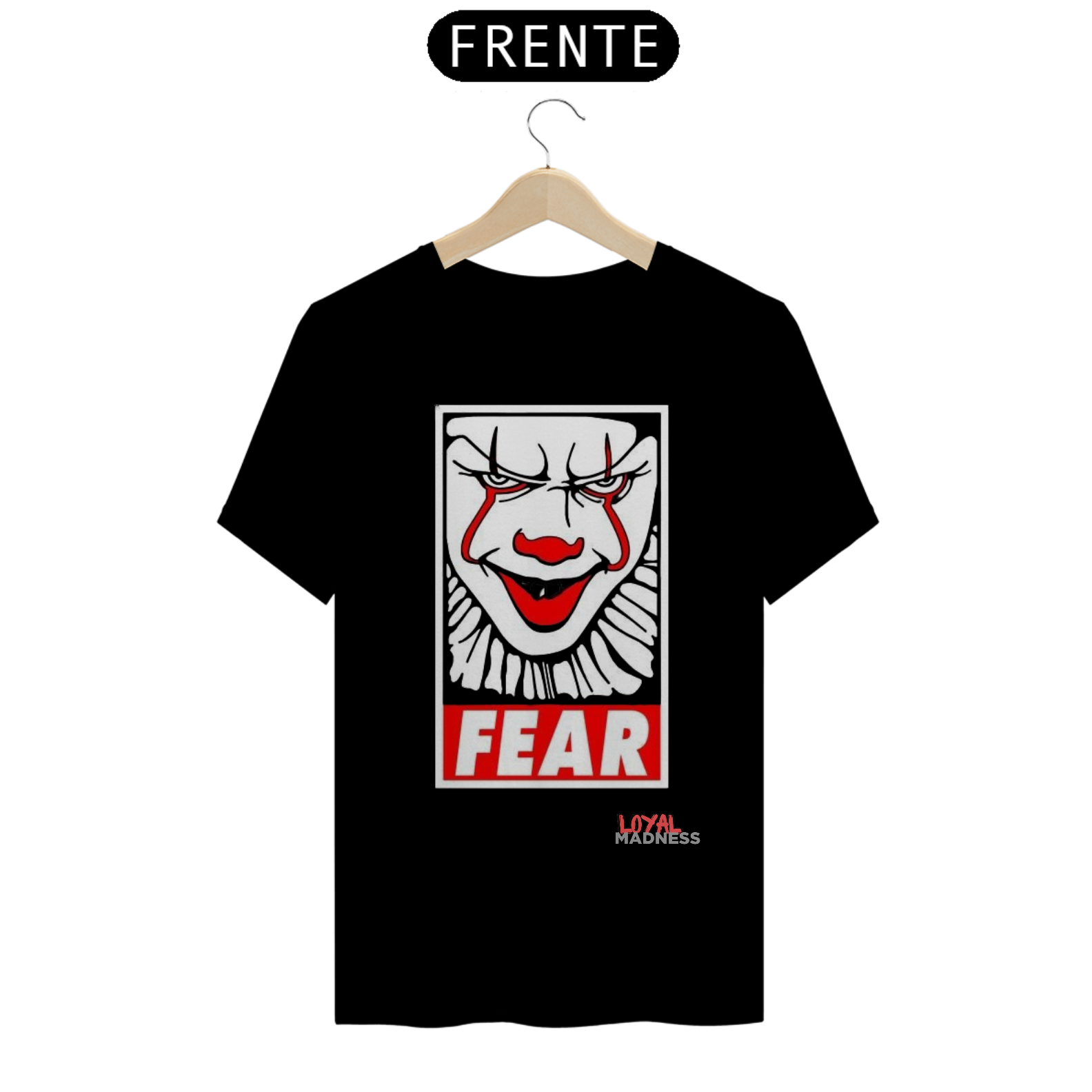 Nome do produto: T-SHIRT FEAR