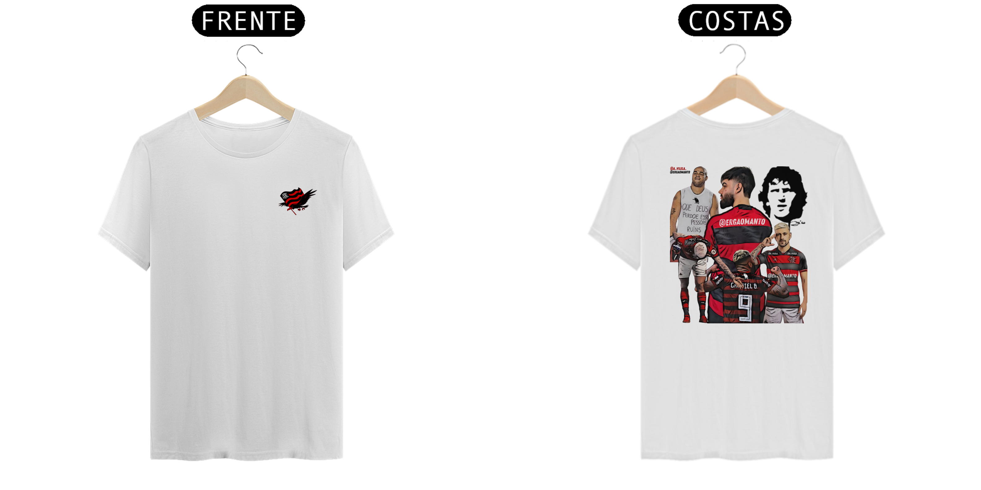 Nome do produto: Camisa Erga o Manto Urubu