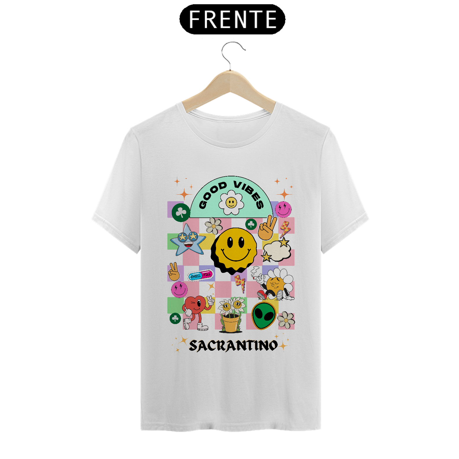 Nome do produto: Camiseta branca \