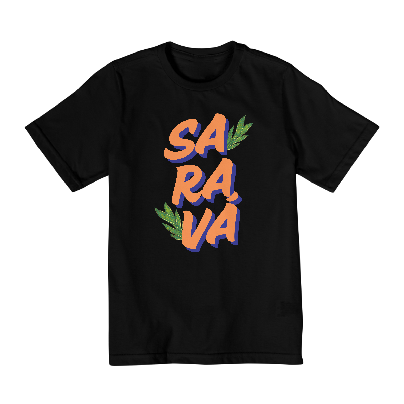 Nome do produto: Camiseta infantil Saravá