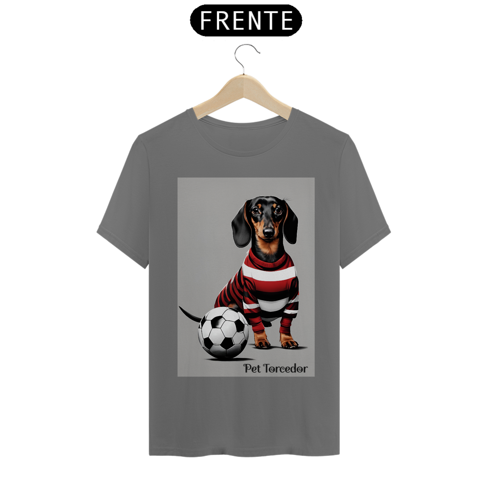 Camisa Malha Estonada Dachshund Tricolor_2