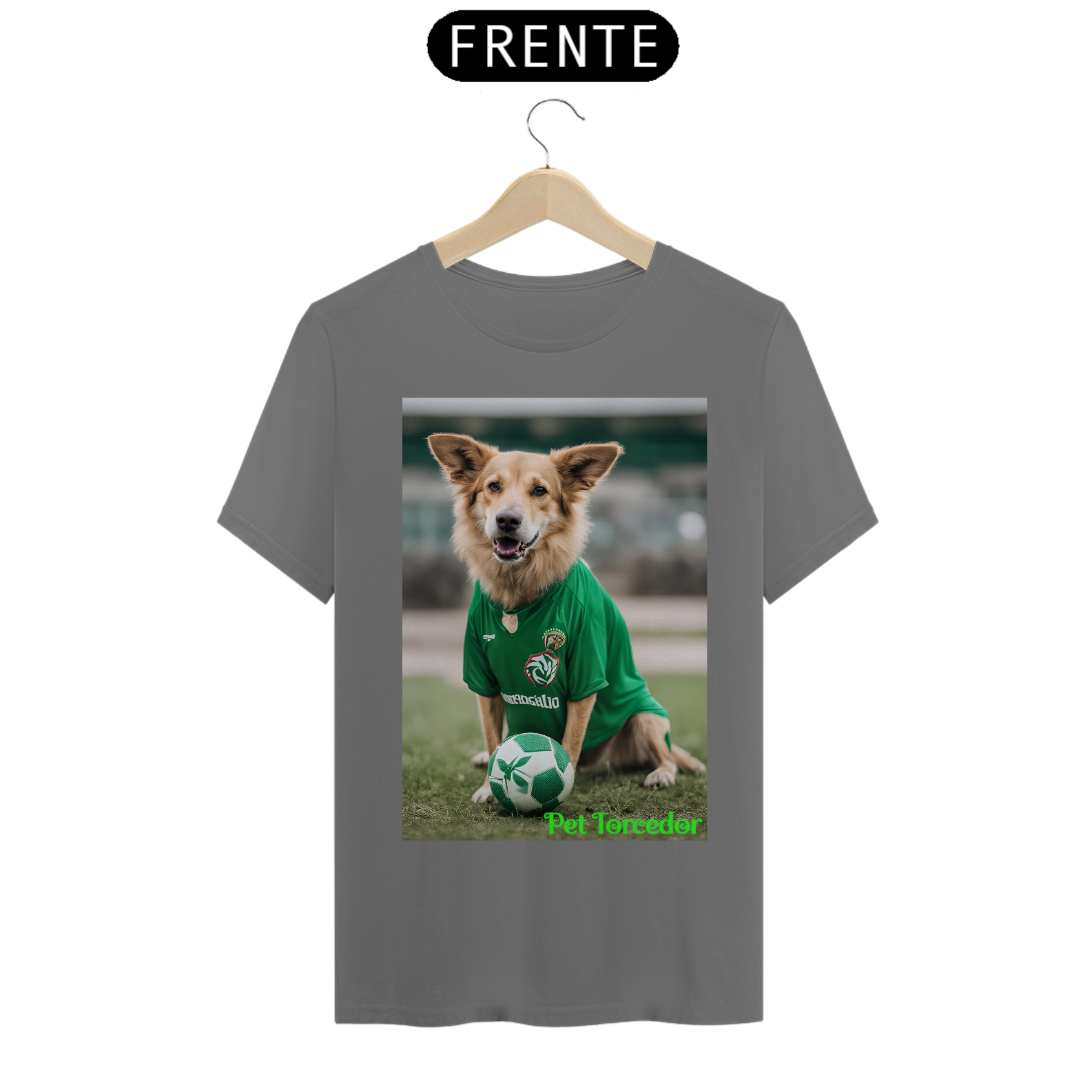 Camisa Malha Estonada Pet Torcedor SRD(Sem Raça Definida)