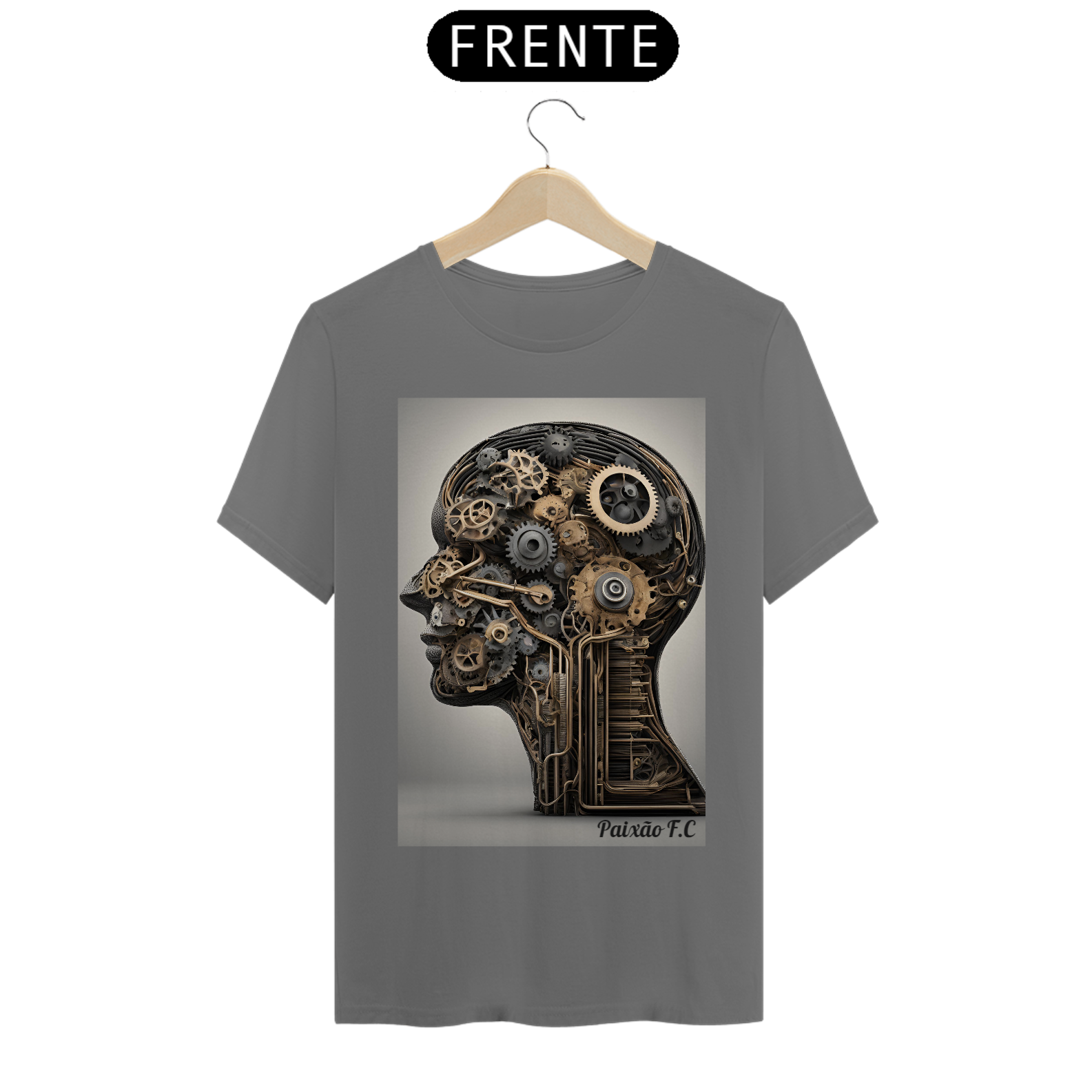 Camisa Malha Estonada Head Machine