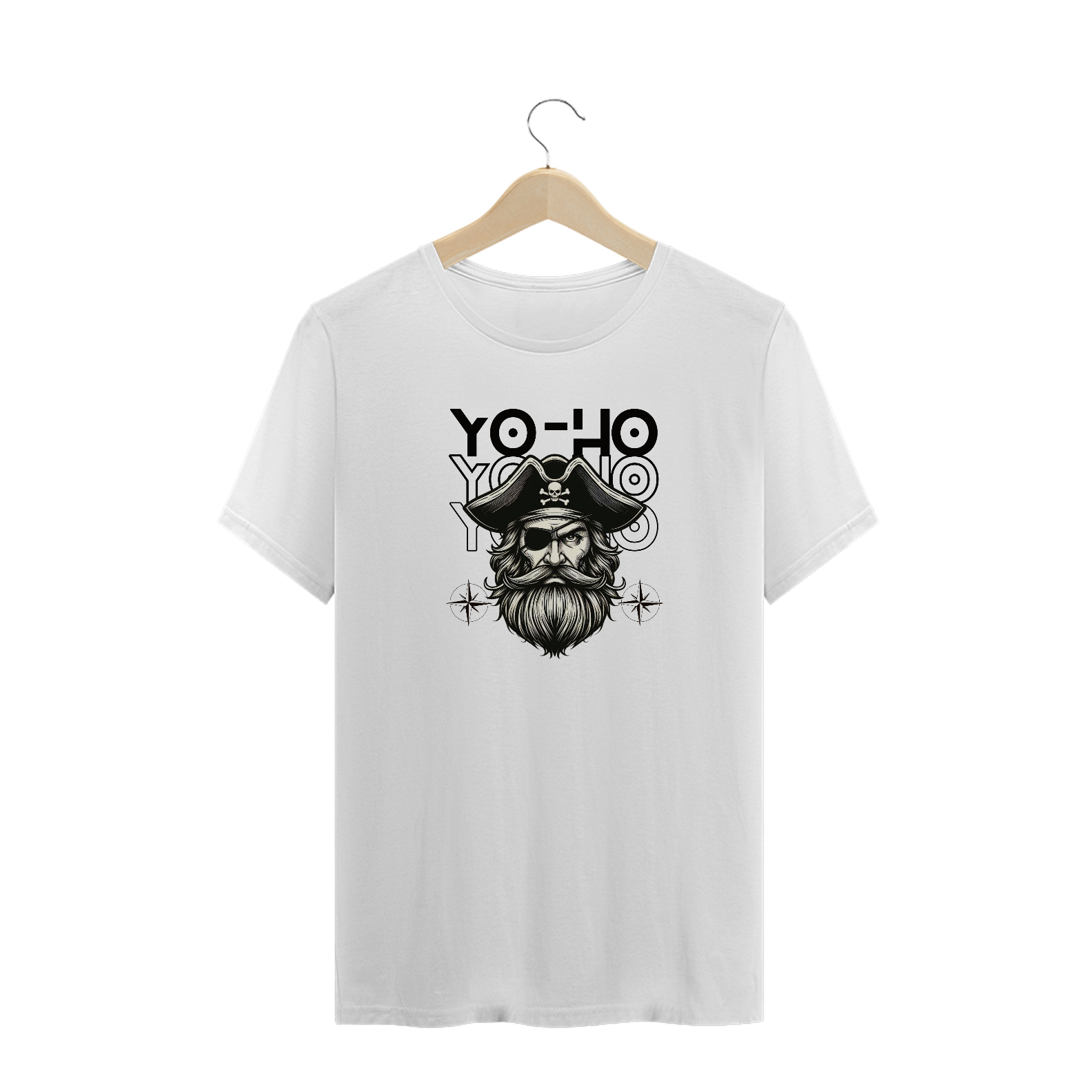 T-Shirt Plus Size Yo-Ho Pirata
