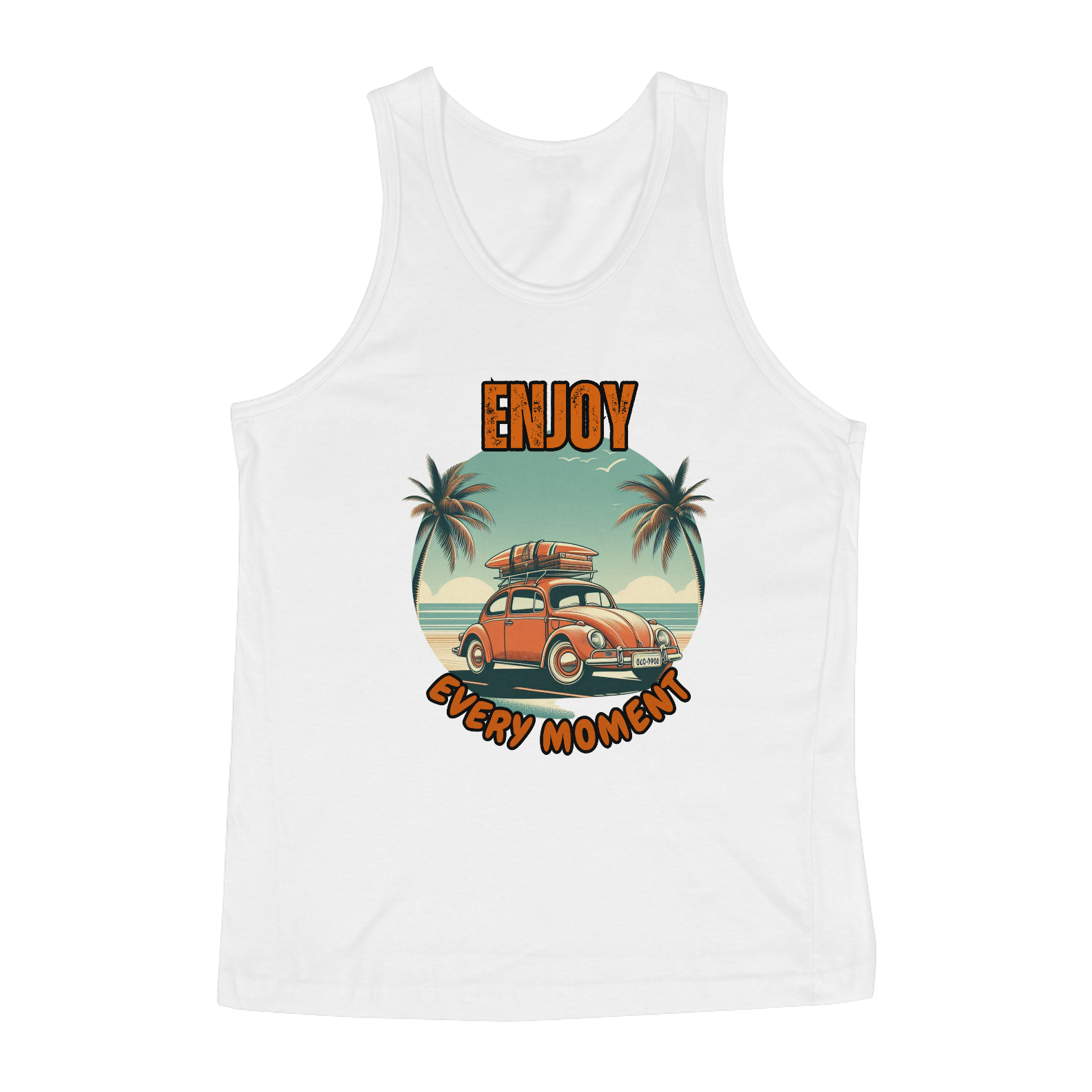 Nome do produto: Regata Masculina Classic Enjoy Every Moment