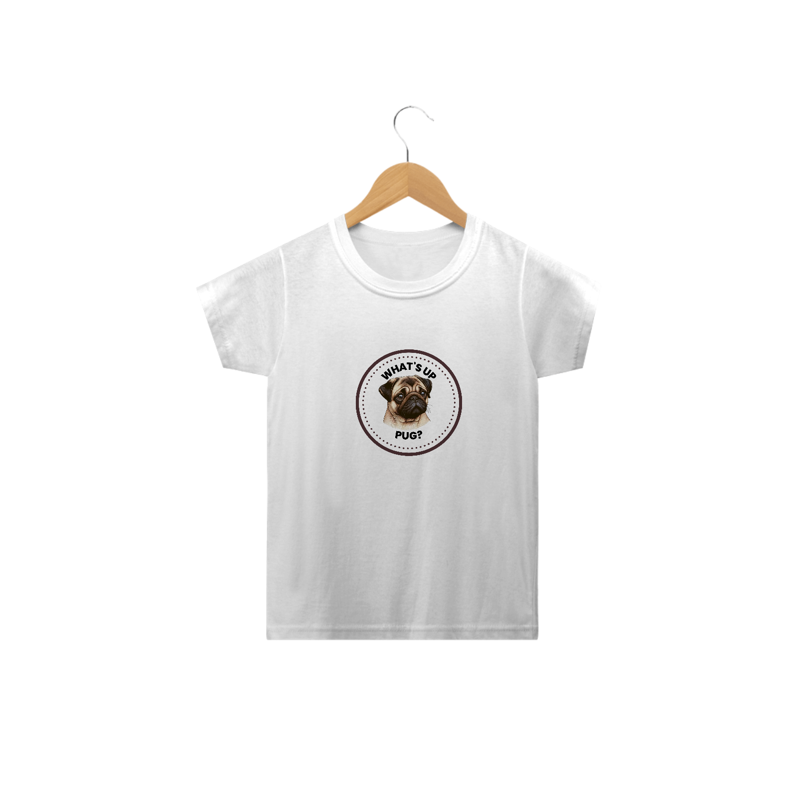 T-Shirt Infantil Pug 09