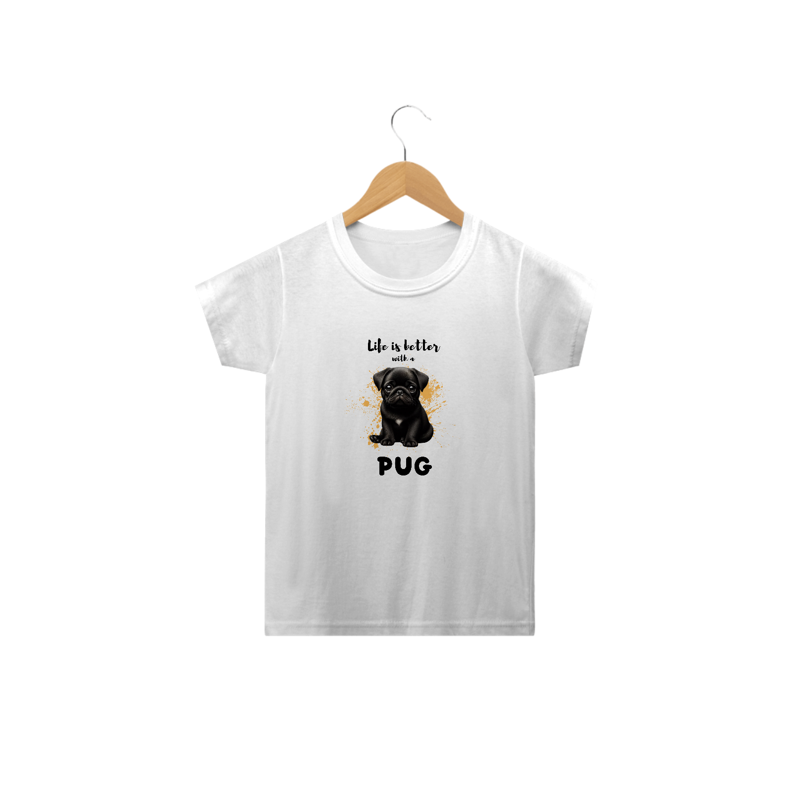 T-Shirt Infantil Pug 12
