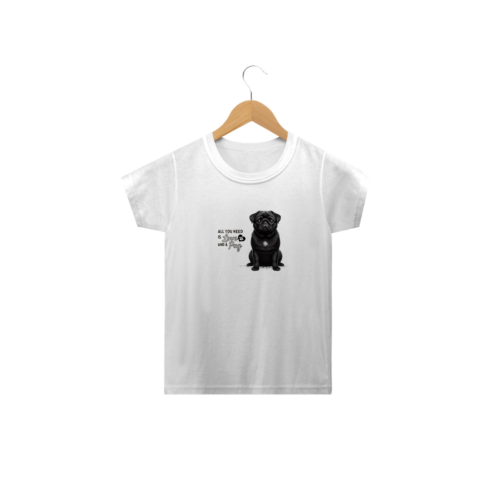 T-Shirt Infantil Pug 13