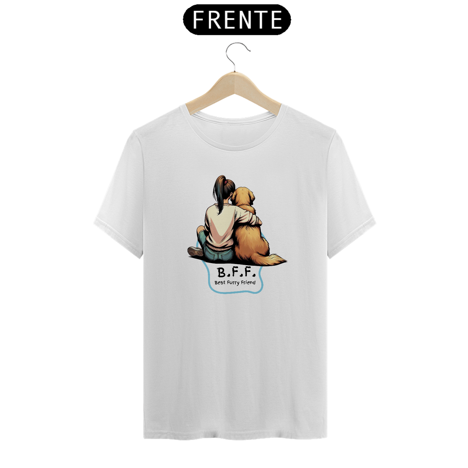 T-Shirt BFF - Golden Retriever 02