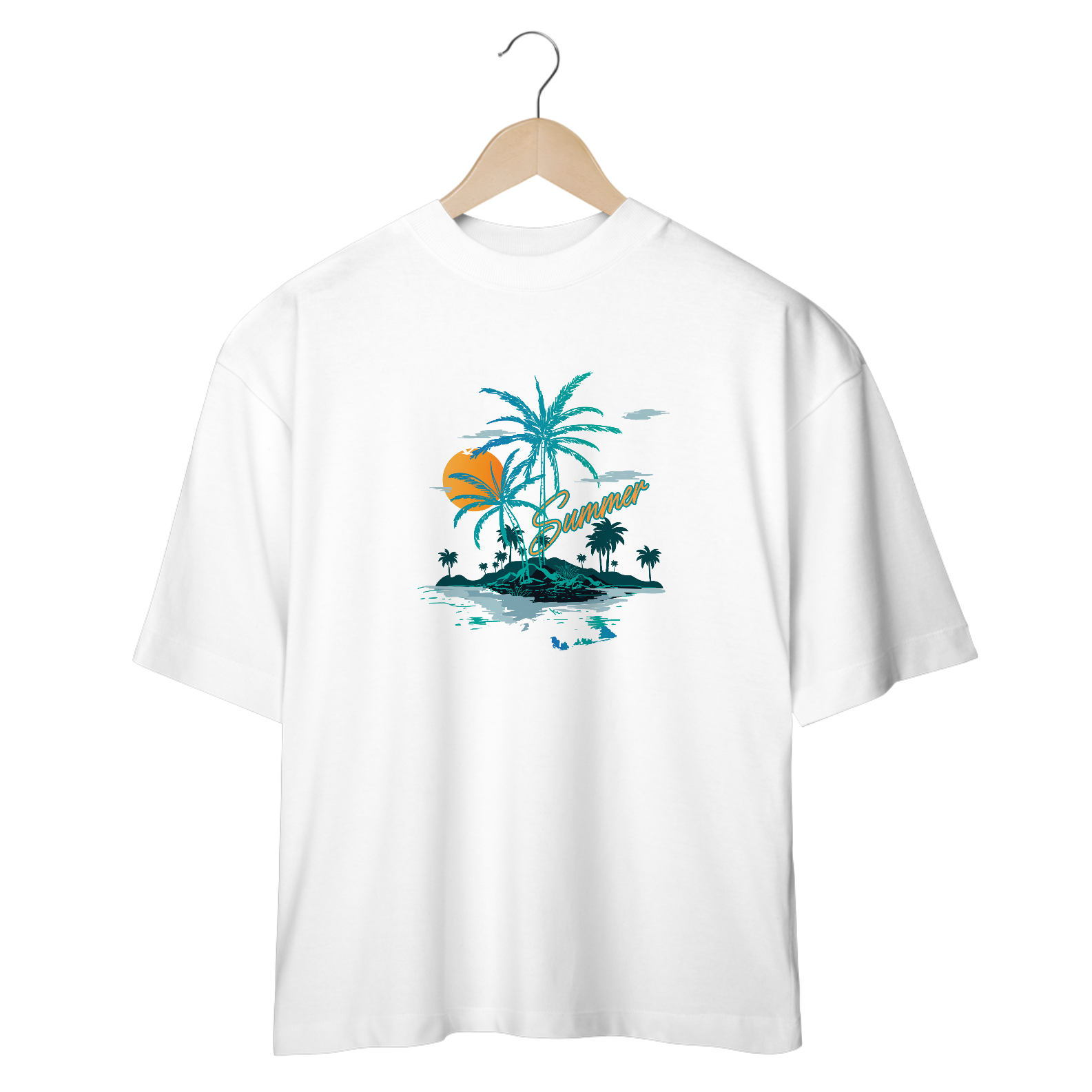 T-Shirt Oversized Summer Vibes