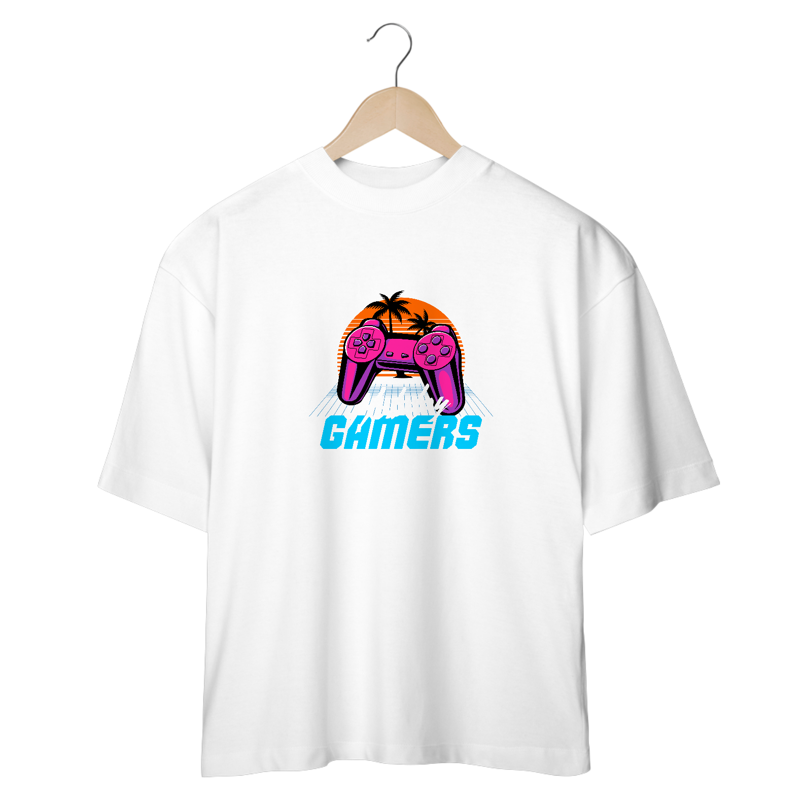 Nome do produto: T-Shirt Oversized Holiday Gamer