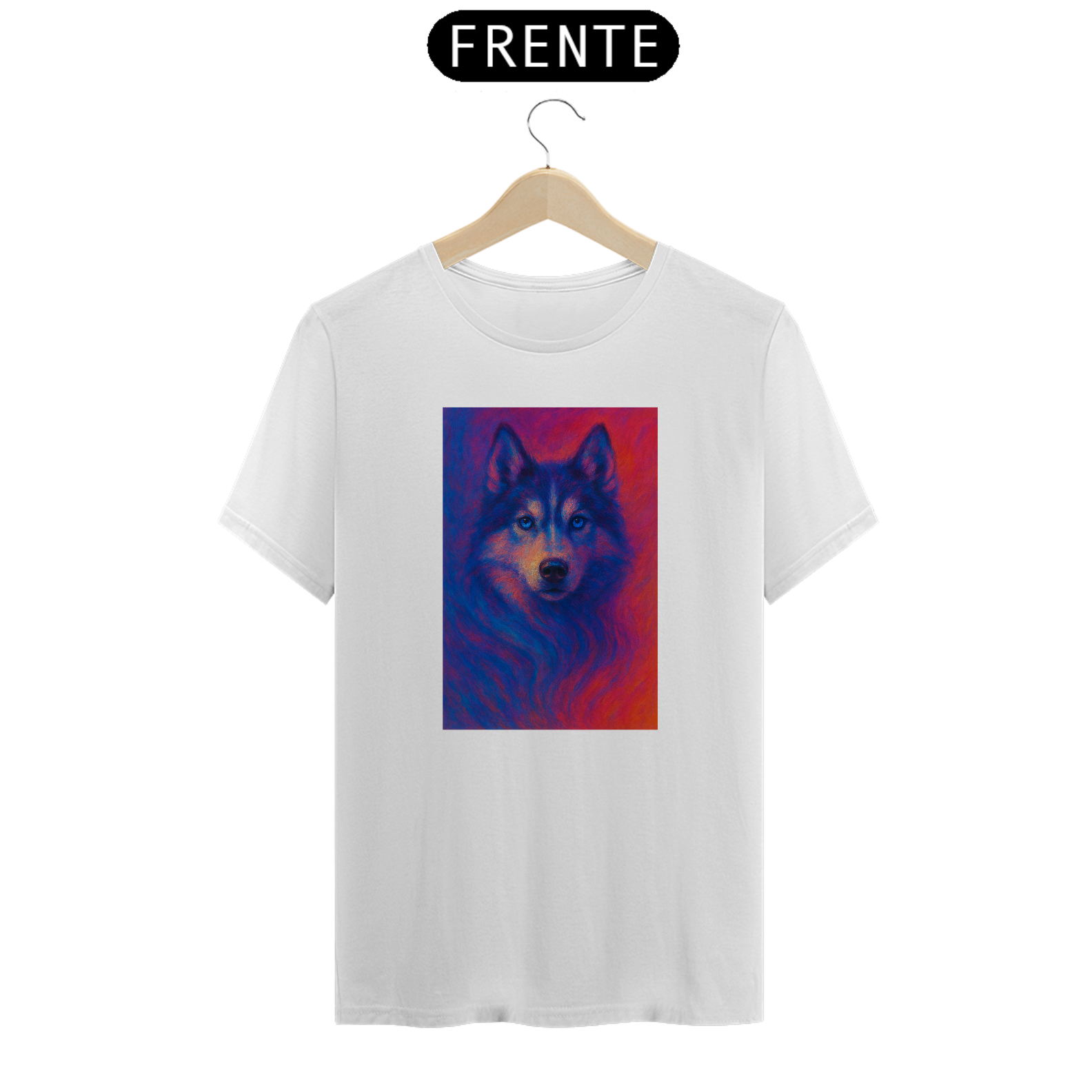 T-Shirt Husky Vibrante