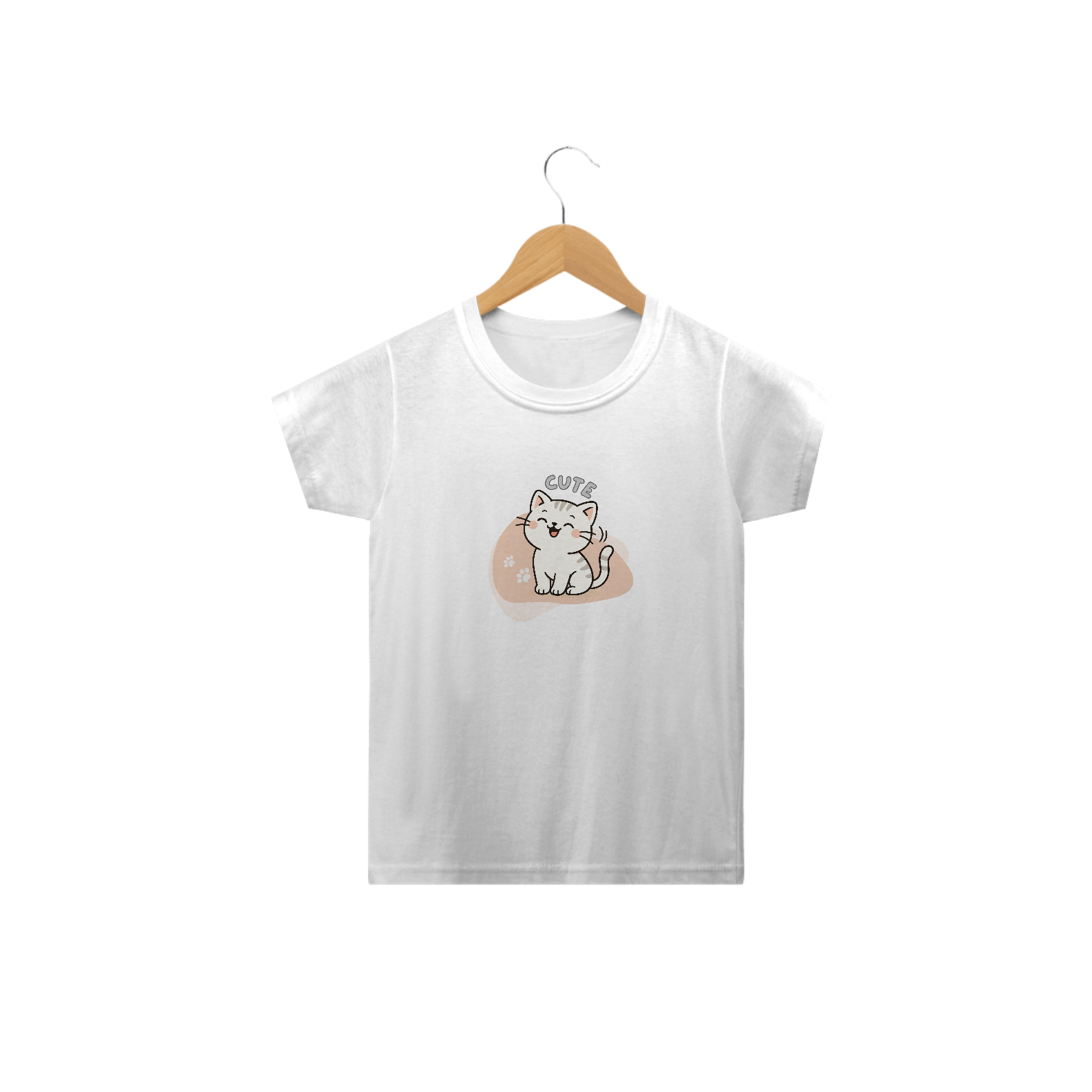 T-Shirt Infantil Cute Cat