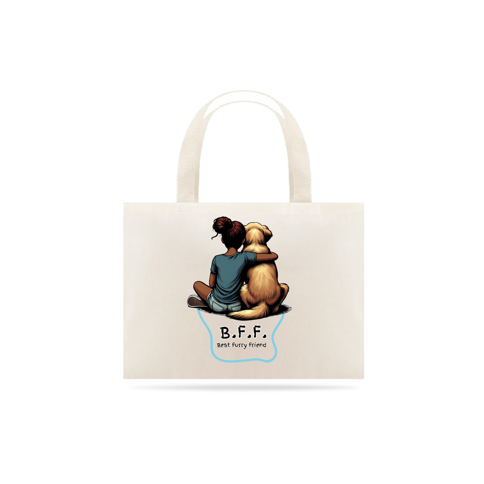 Ecobag BFF - Golden Retriever 01