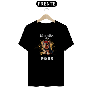T-Shirt Yorkshire I (Escrita Branca)