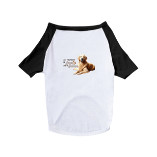 T-Shirt Pet Dog Golden B
