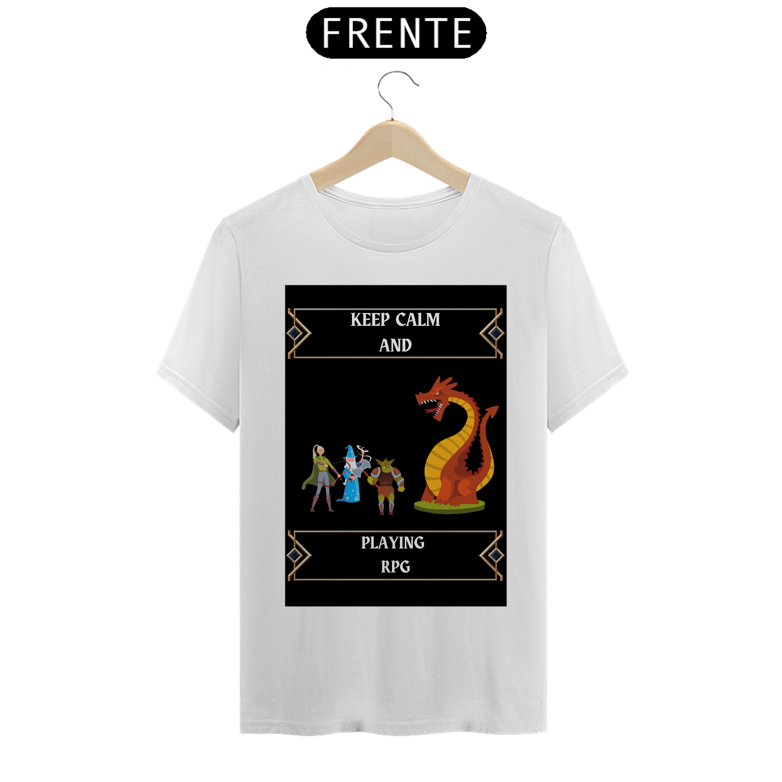 Nome do produto: KEEP CALM AND PLAYING RPG