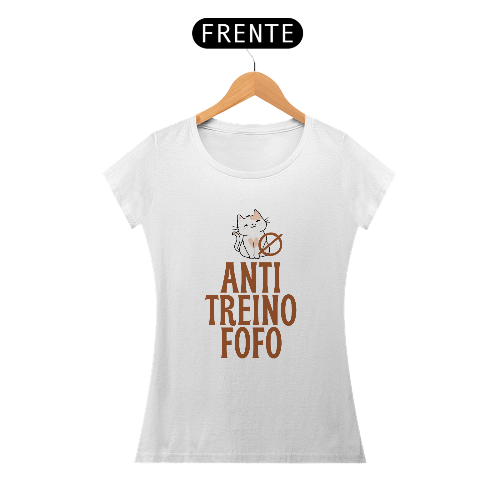 Nome do produto: ANTI TREINO FOFO - BABY LOOK