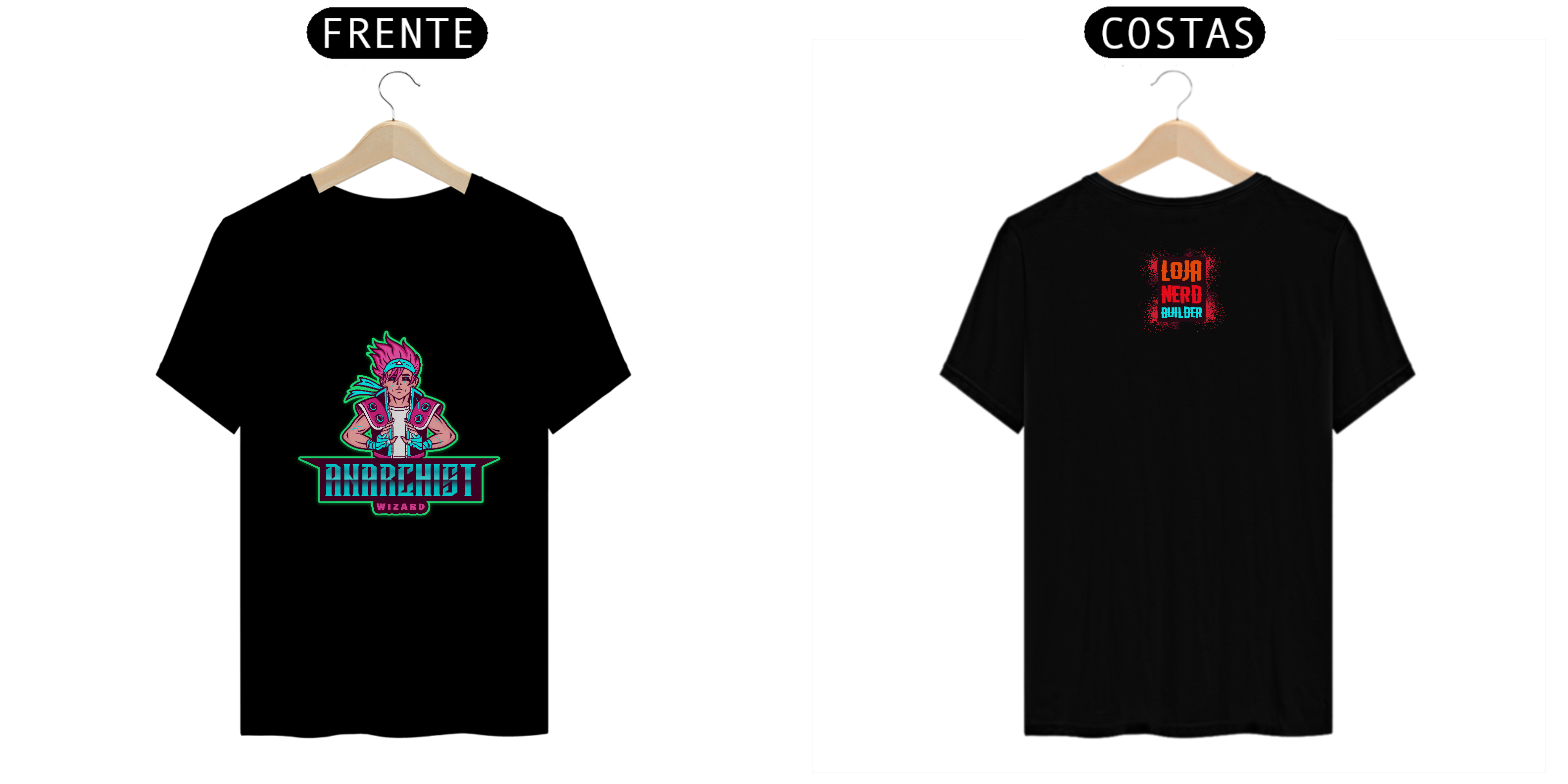 Nome do produto: ANARCHIST WIZARD - T-Shirt Quality