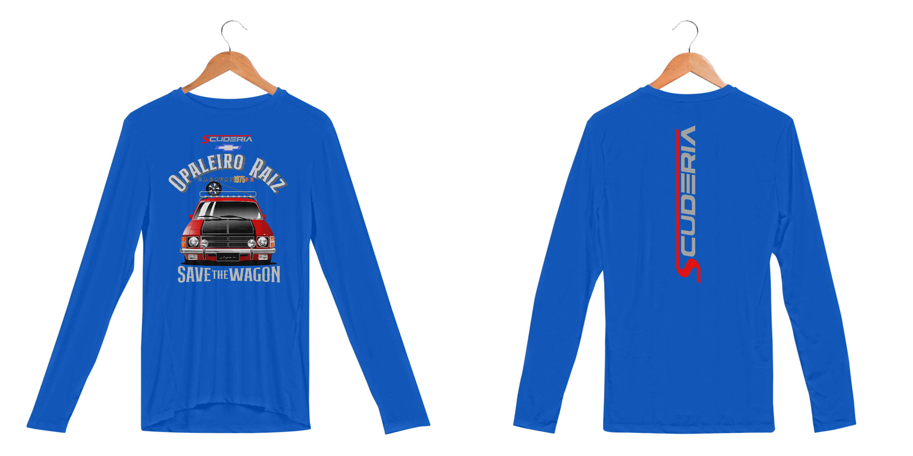 Manga Longa Sport Dry UV Coleção Anos 70 Caravan SS 78 Scuderia