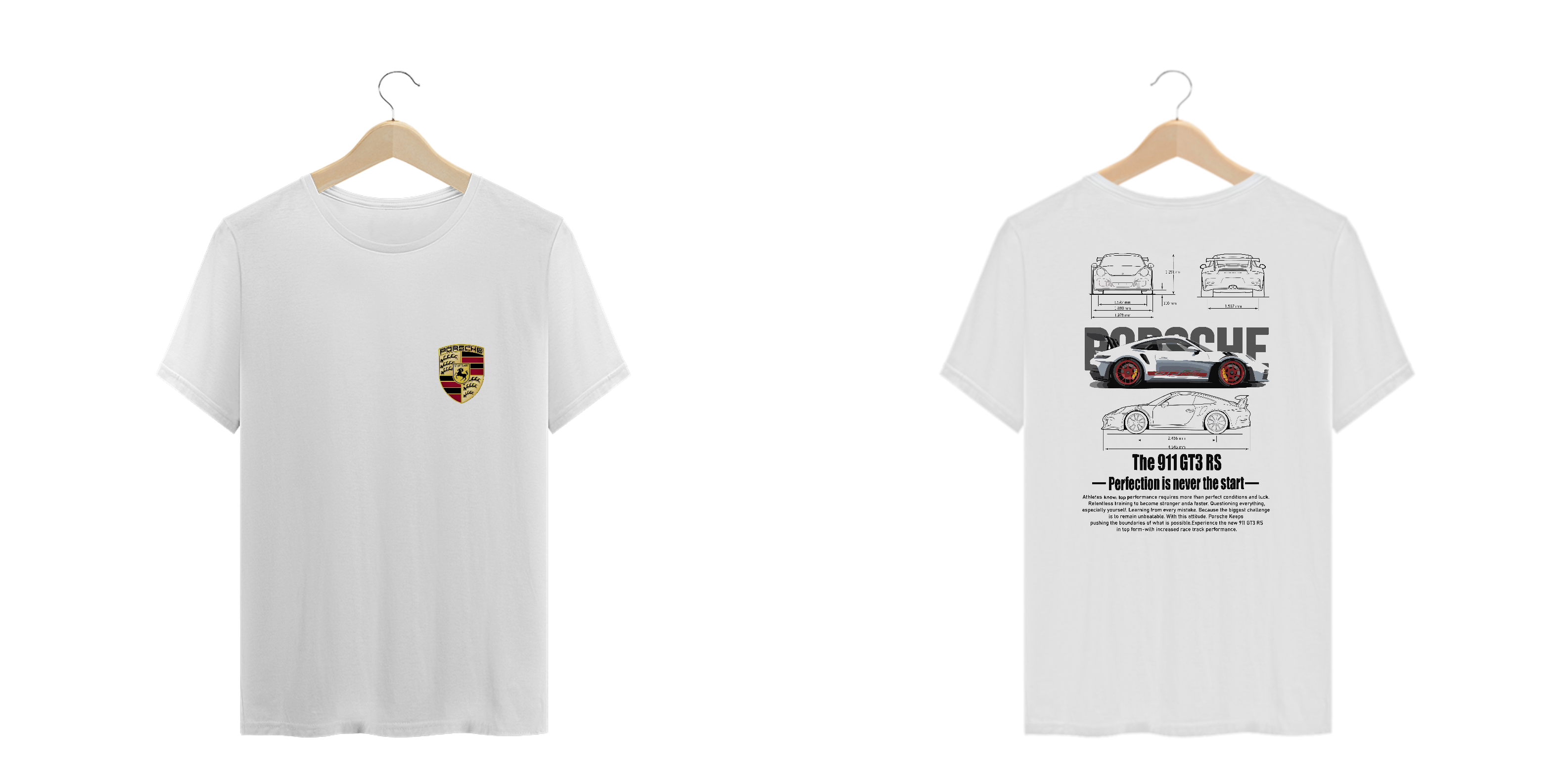 T-Shirt Plus Size Porsche 911 GT3 RS