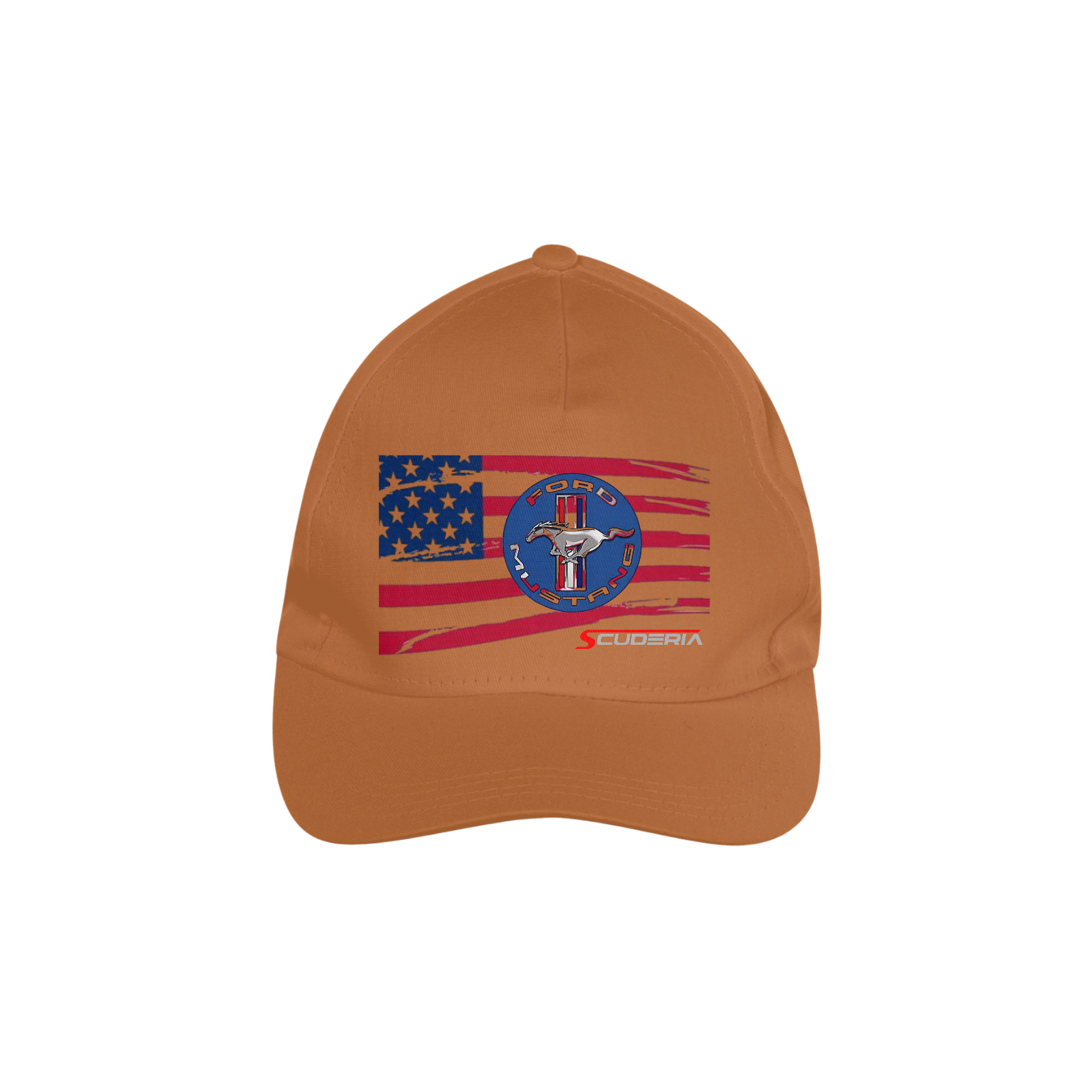 Nome do produto: Boné Prime Confort Ford Mustang Logo Scuderia
