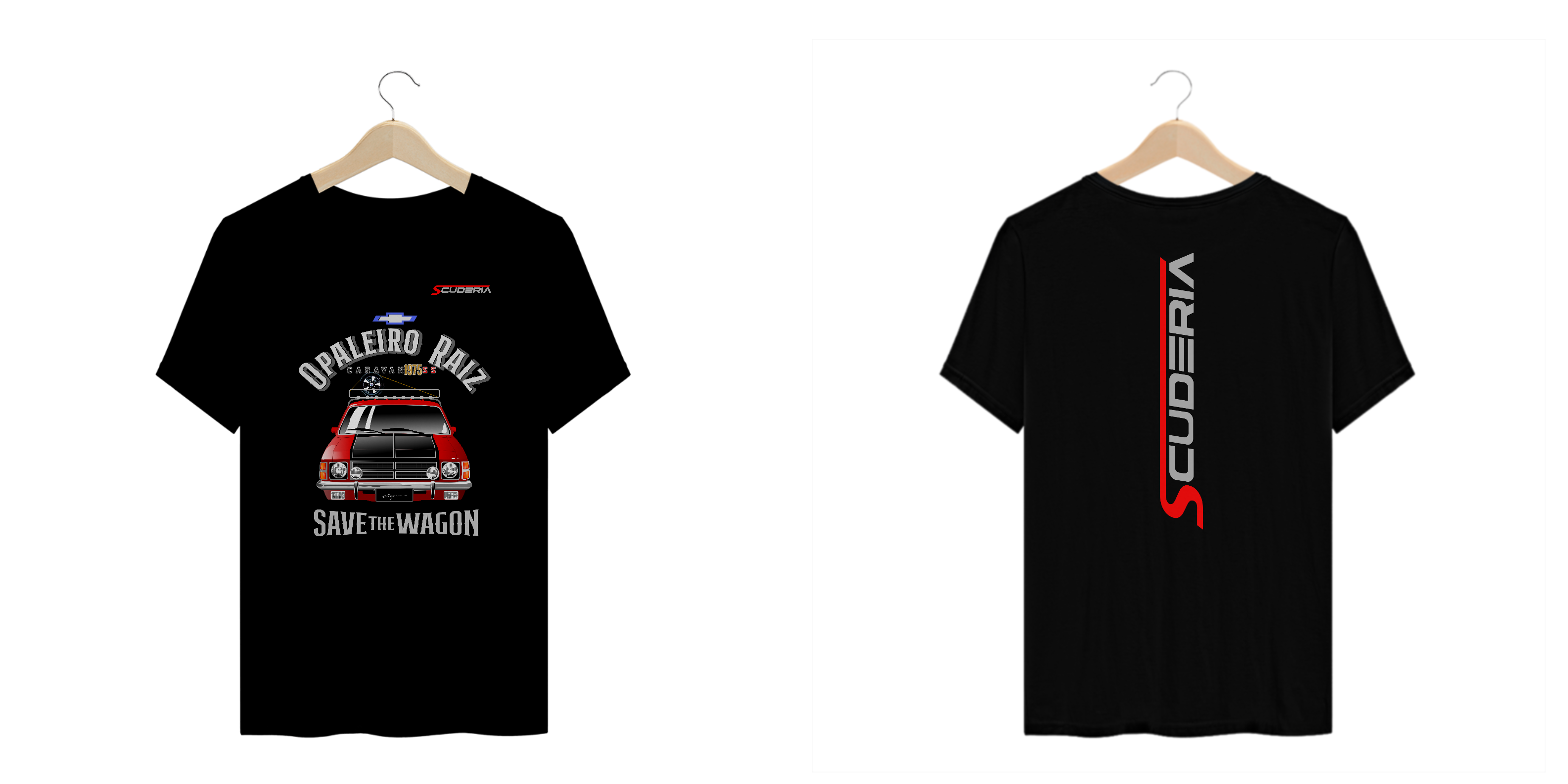 T-Shirt Plus Size Coleção Anos 70 Caravan SS 78 Scuderia