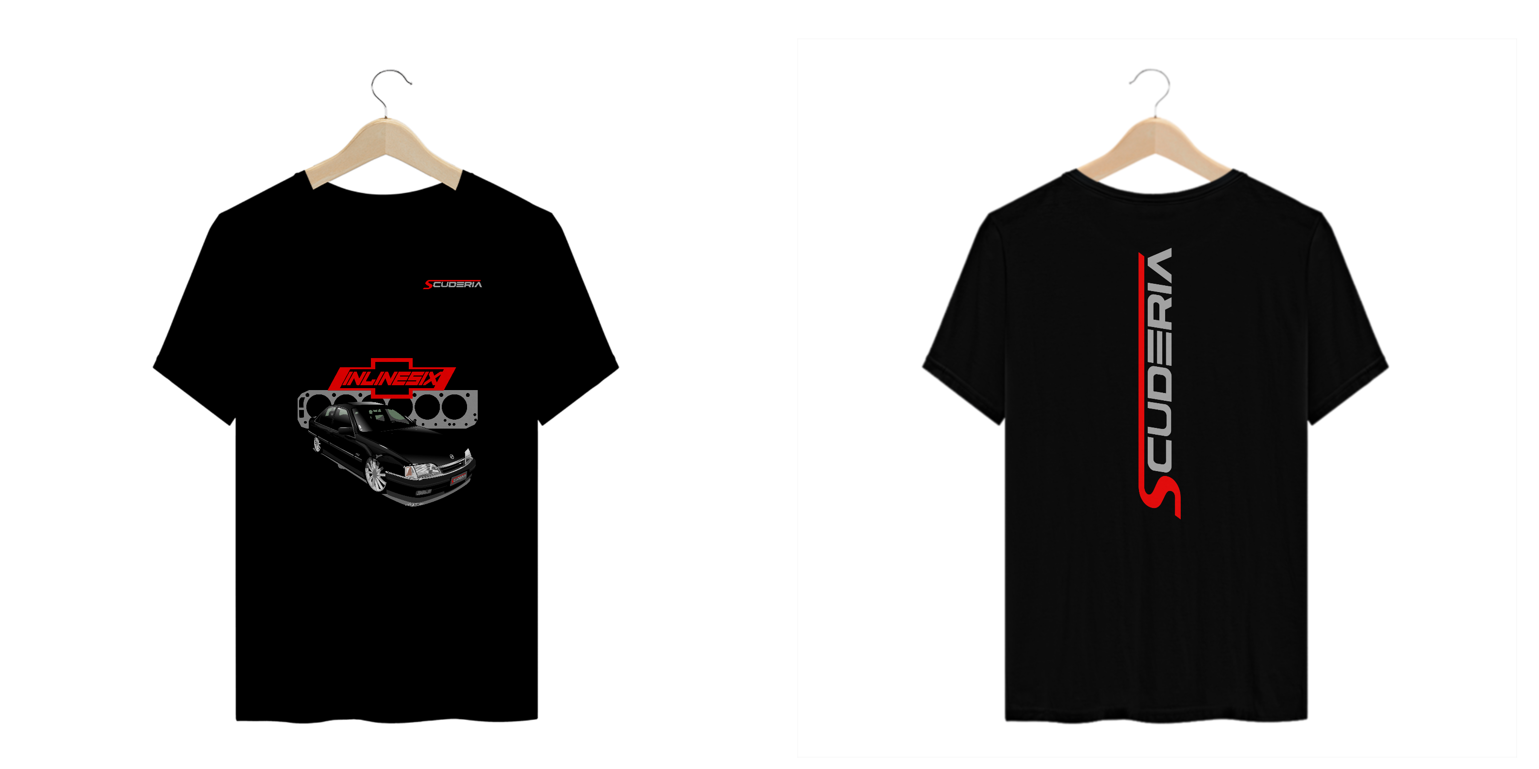 T-Shirt Plus Size Coleção Anos 90 Omega Cd Preto Scuderia