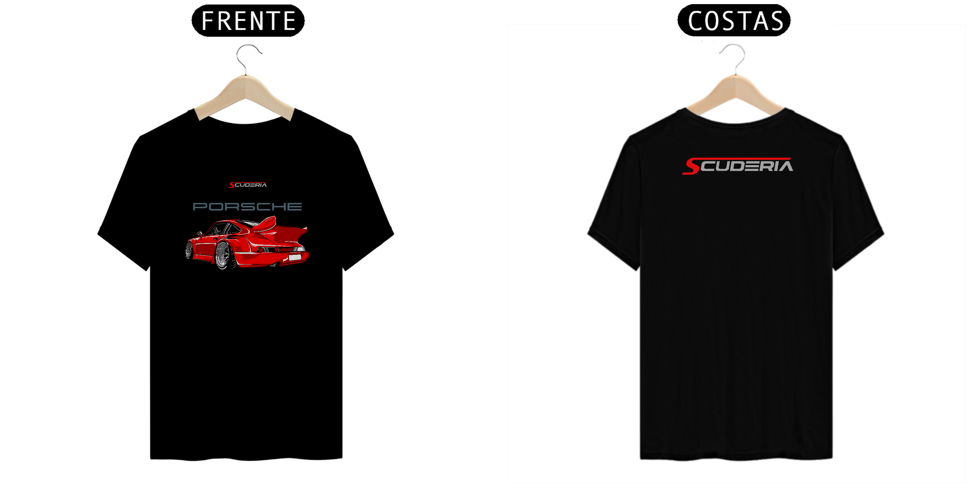 T-Shirt Pima Porsche Vintage Scuderia