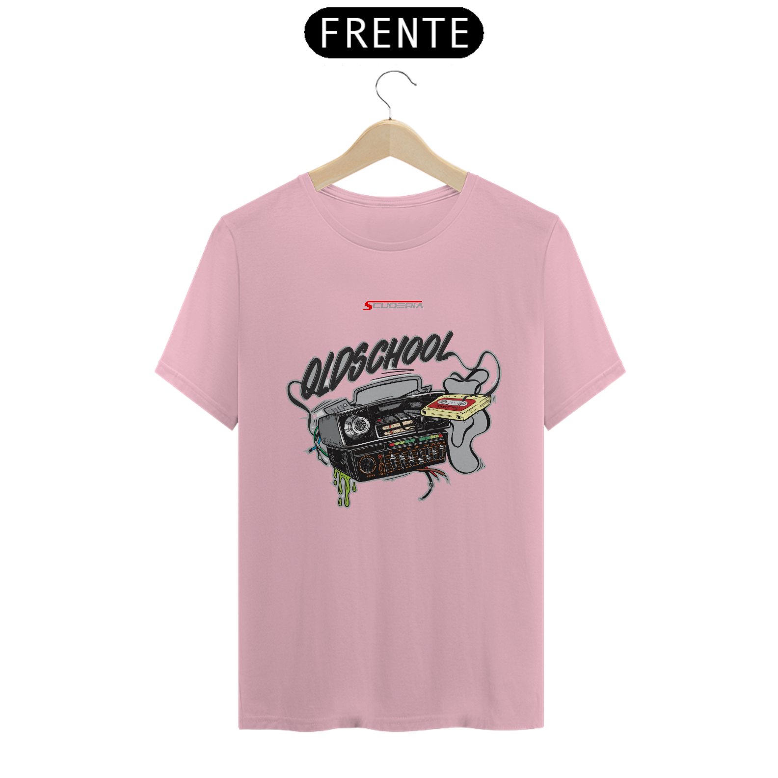 T-Shirt Classic Conjunto Old School (Toca Fitas TKR + Tojo) Scuderia