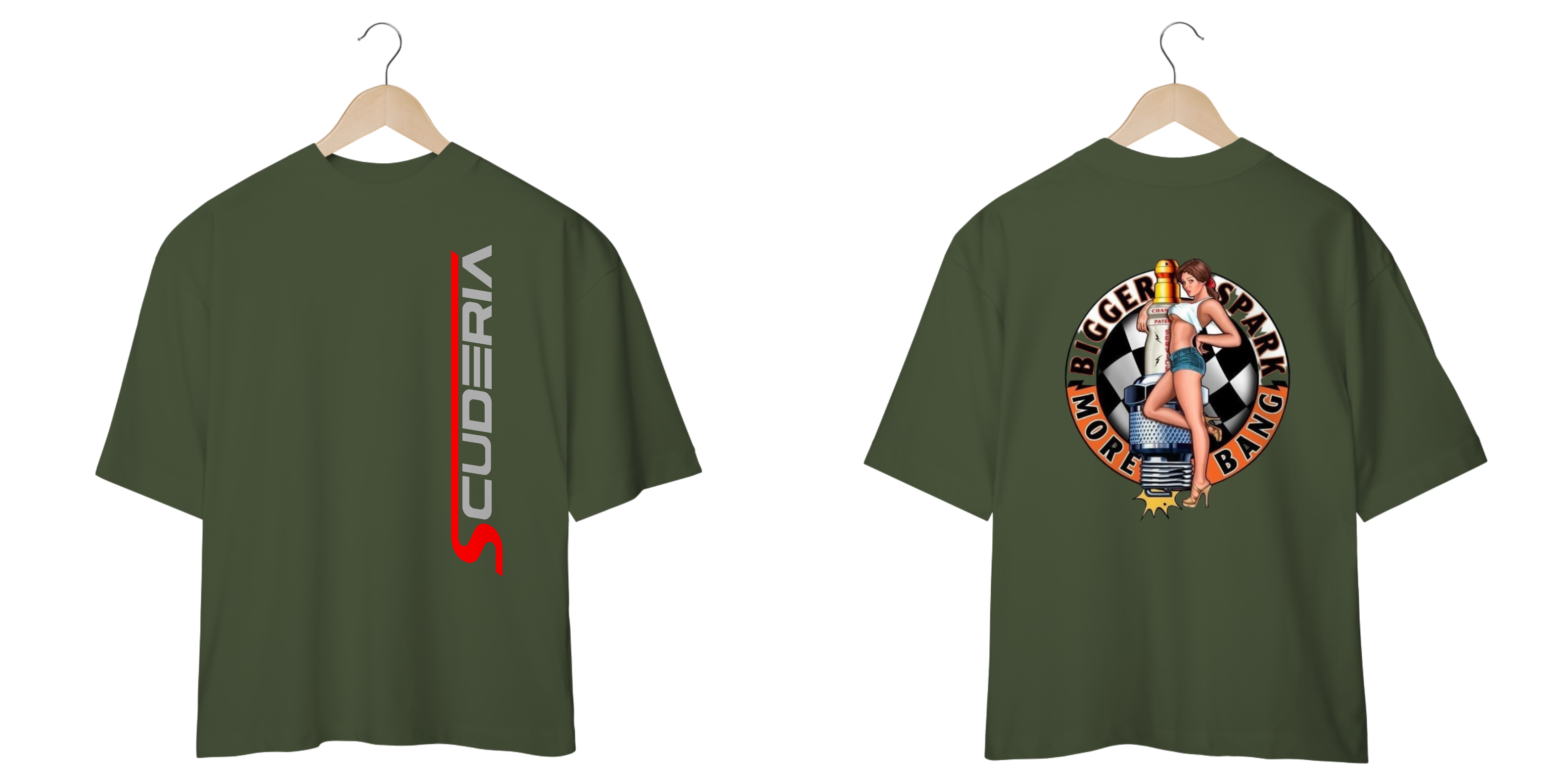 Camiseta Oversized Bigger Spark Scuderia