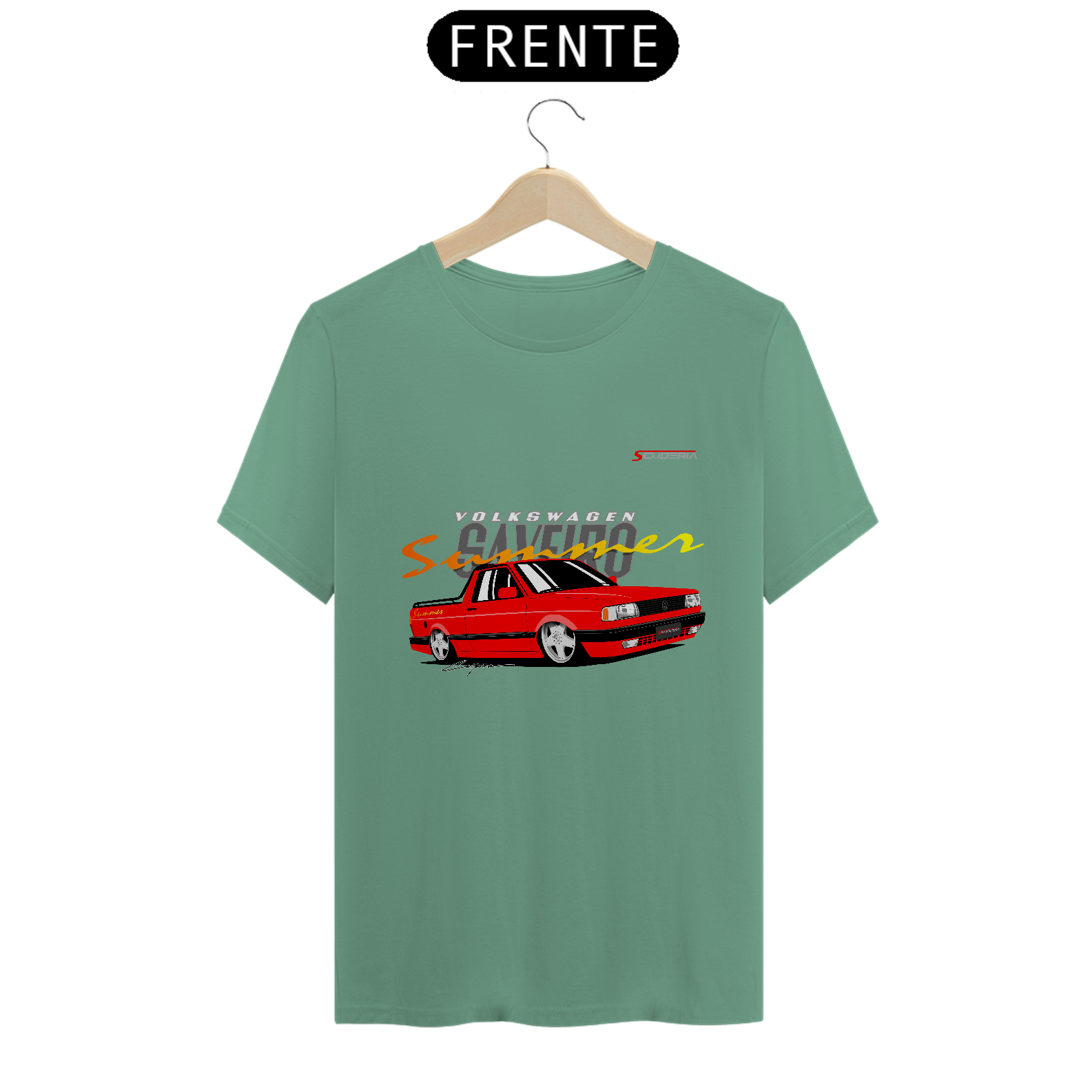 T-Shirt Estonada Saveiro Summer Vermelha Scuderia 