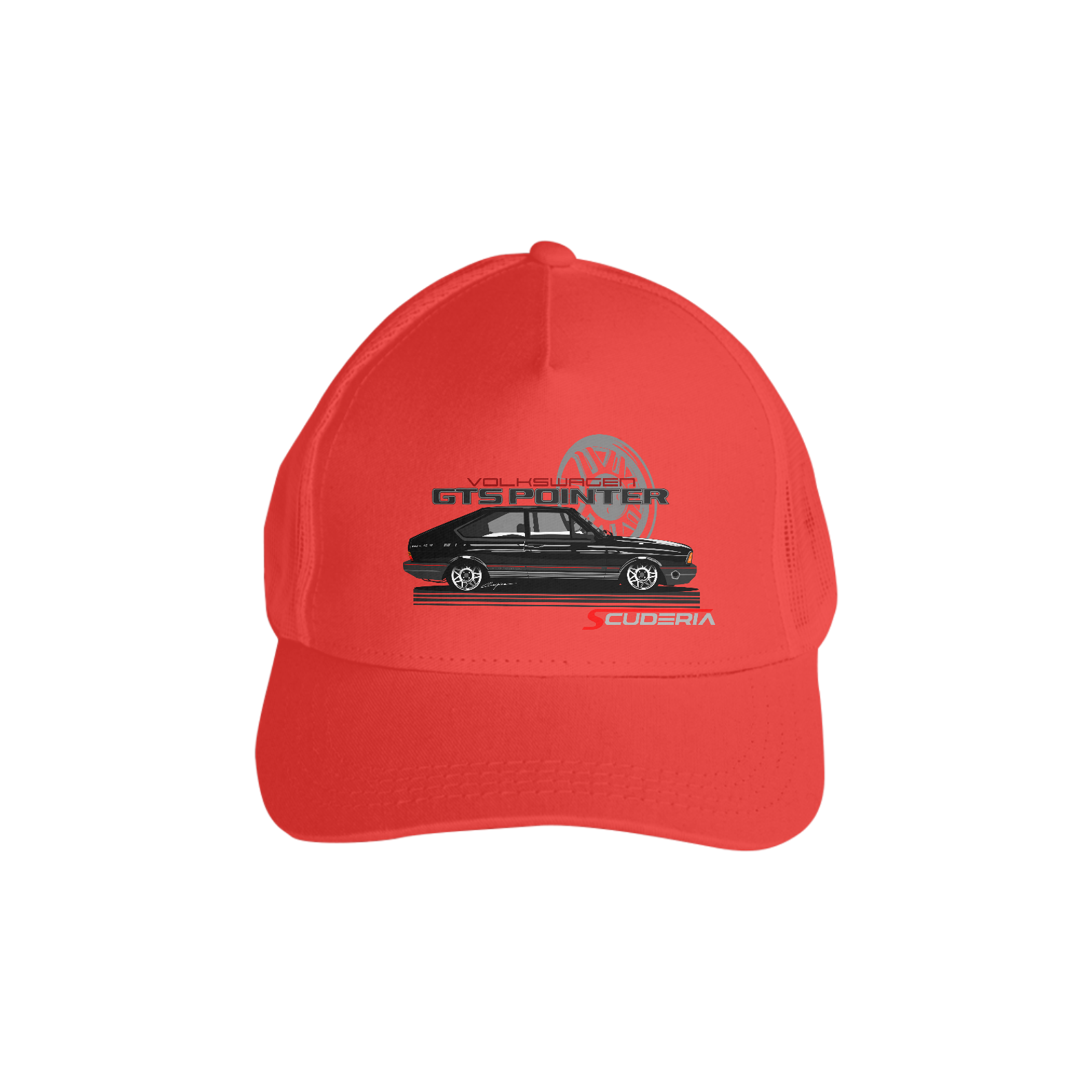 Nome do produto: Boné Americano com Tela Coleção Anos 80 Passat GTS Pointer Scuderia