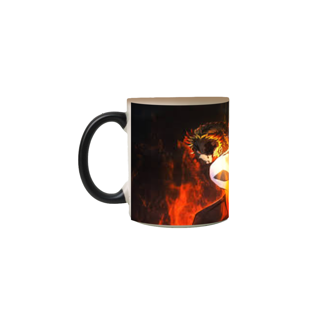 Nome do produto: CANECA MAGICA DE DEMON SLAYER PILAR DO FOGO